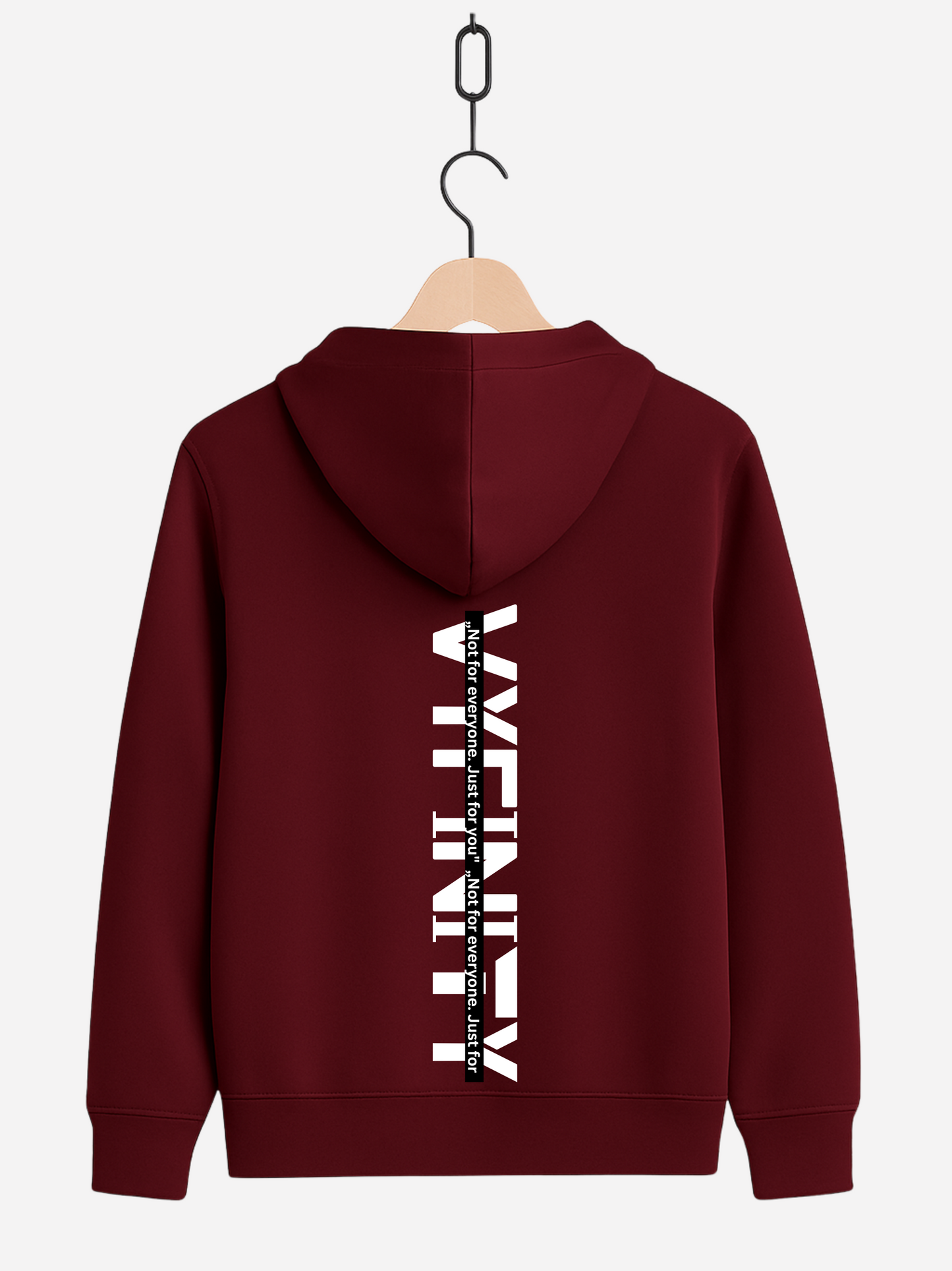 Vyfinity – Not for Everyone Hoodie Zip | 350 GSM Organic Premium