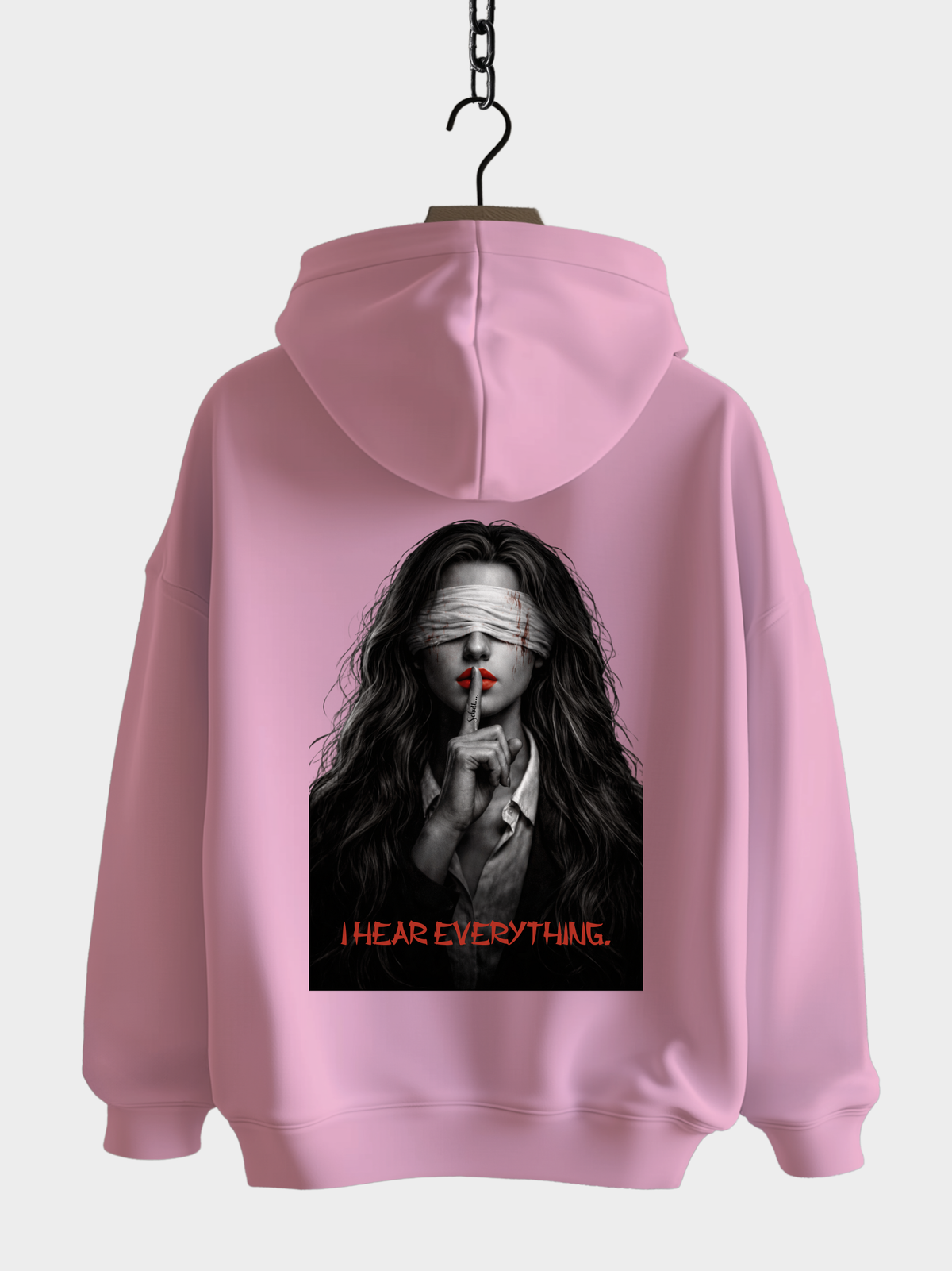 VYFINITY „I Hear Everything“ Bisous Hoodie – Premium Organic