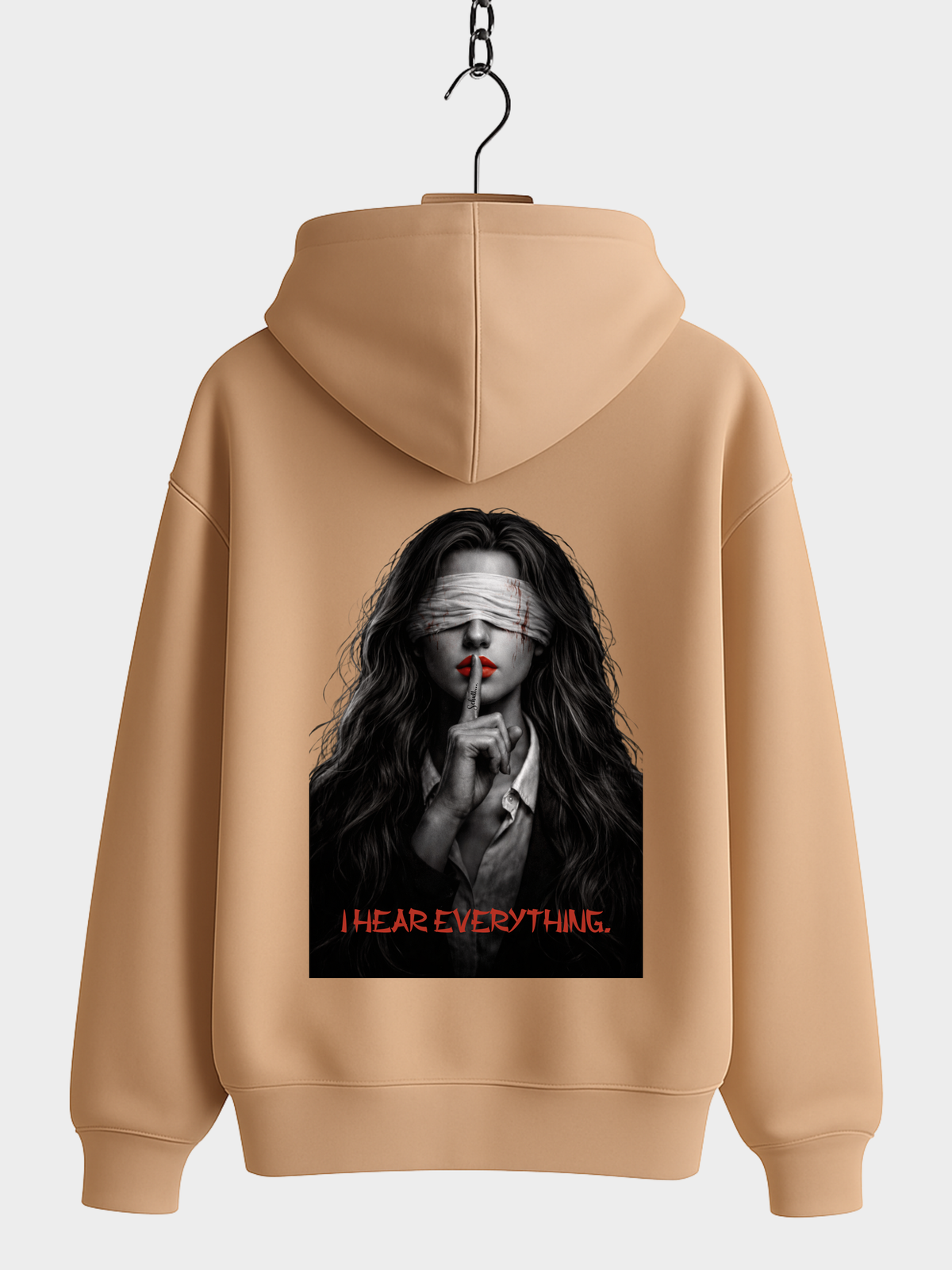VYFINITY „I Hear Everything“ Bisous Hoodie – Premium Organic