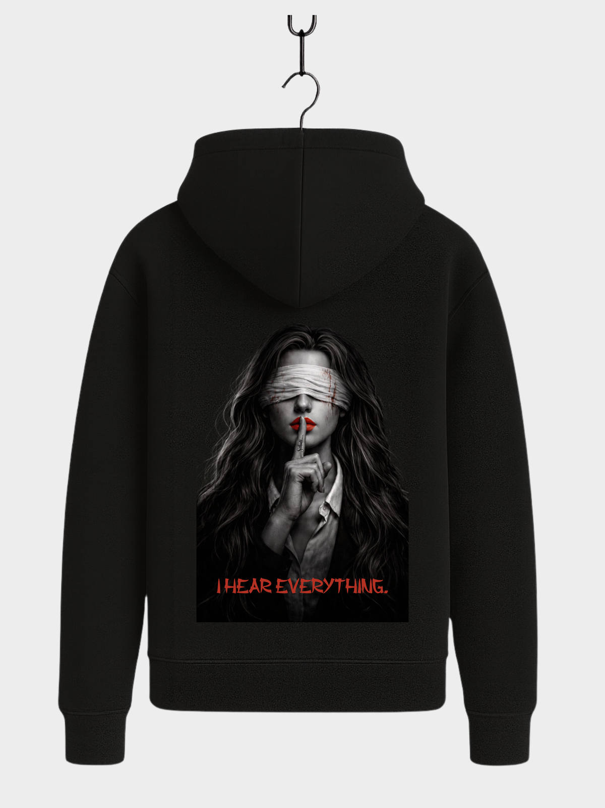 VYFINITY „I Hear Everything“ Bisous Hoodie – Premium Organic