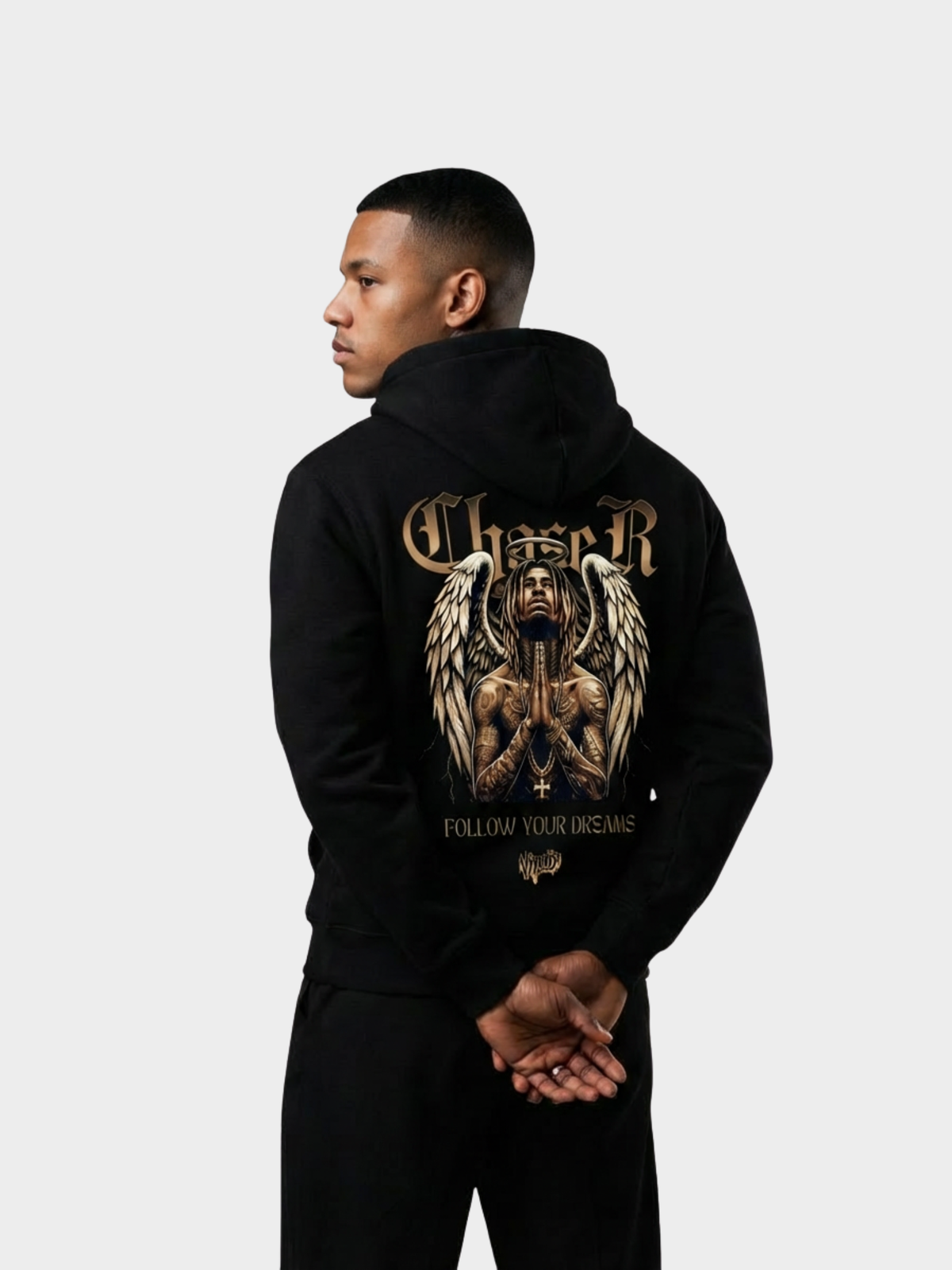 VYFINITY CHASER – FOLLOW WHAT DRIVES YOU | Oversized Hoodie 380 GSM