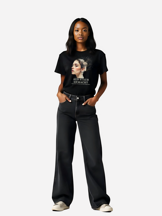 Aus Staub gemacht – Organic T-Shirt mit Print