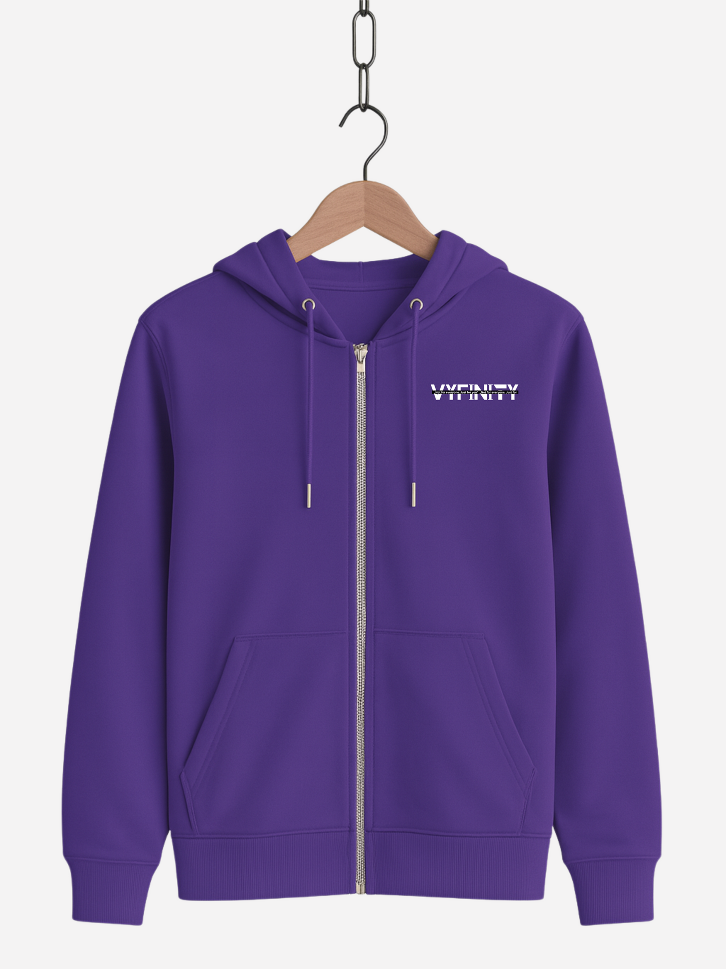 Vyfinity – Not for Everyone Hoodie Zip | 350 GSM Organic Premium