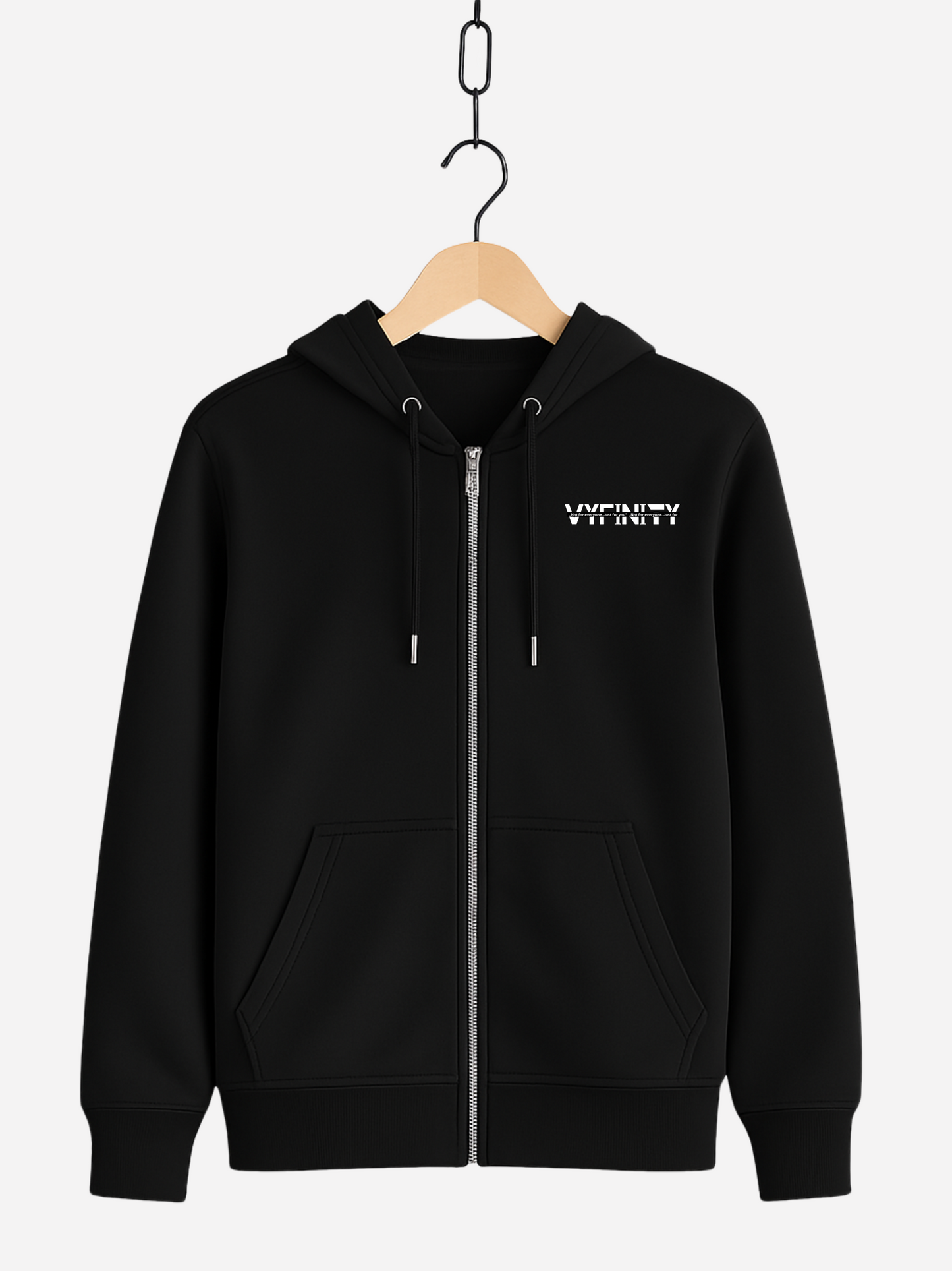 Vyfinity – Not for Everyone Hoodie Zip | 350 GSM Organic Premium