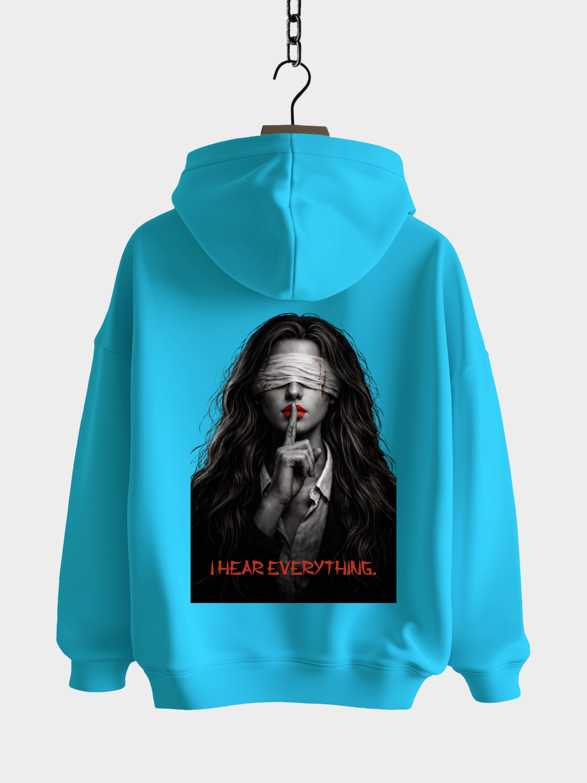 VYFINITY „I Hear Everything“ Bisous Hoodie – Premium Organic