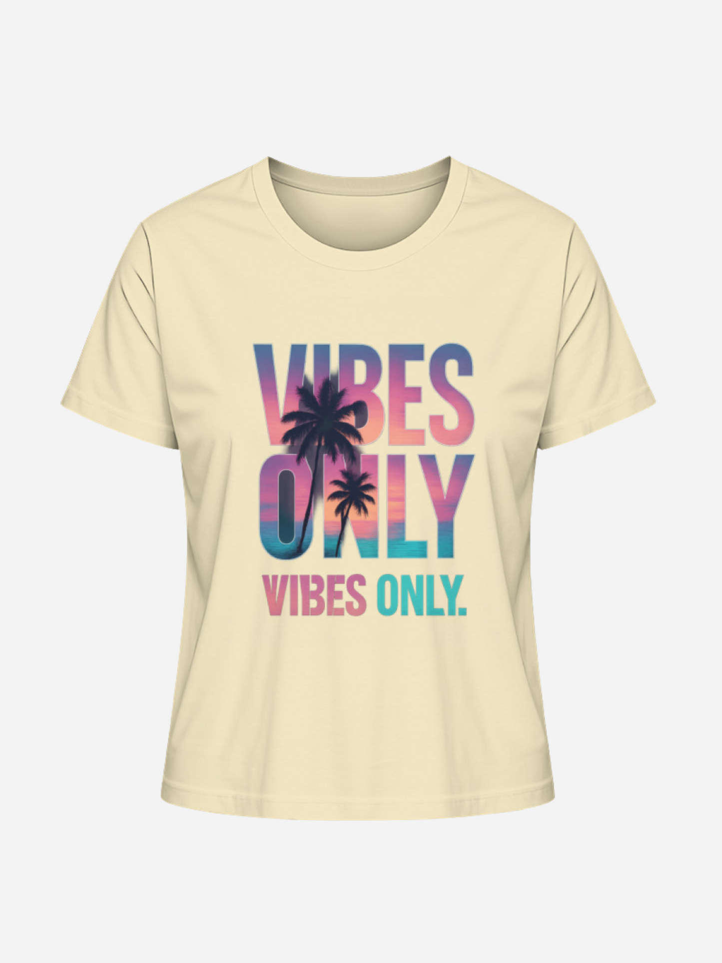 Vyfinity – Vibes Only Organic Women’s T-Shirt | Nachhaltiges Statement Shirt
