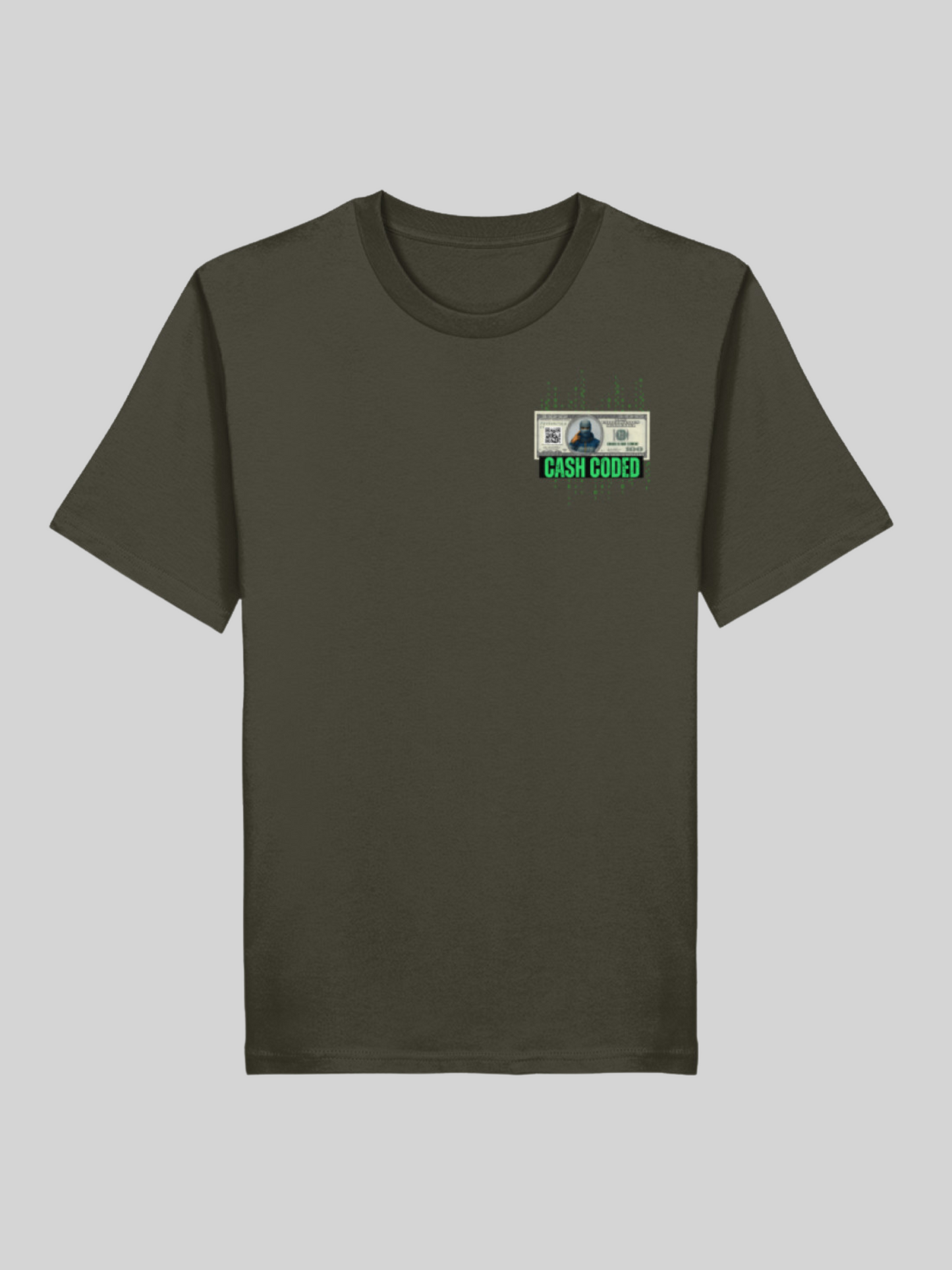 Vyfinity – Cash Coded Shirt | Herren Bio T-Shirt mit Front- & Backprint