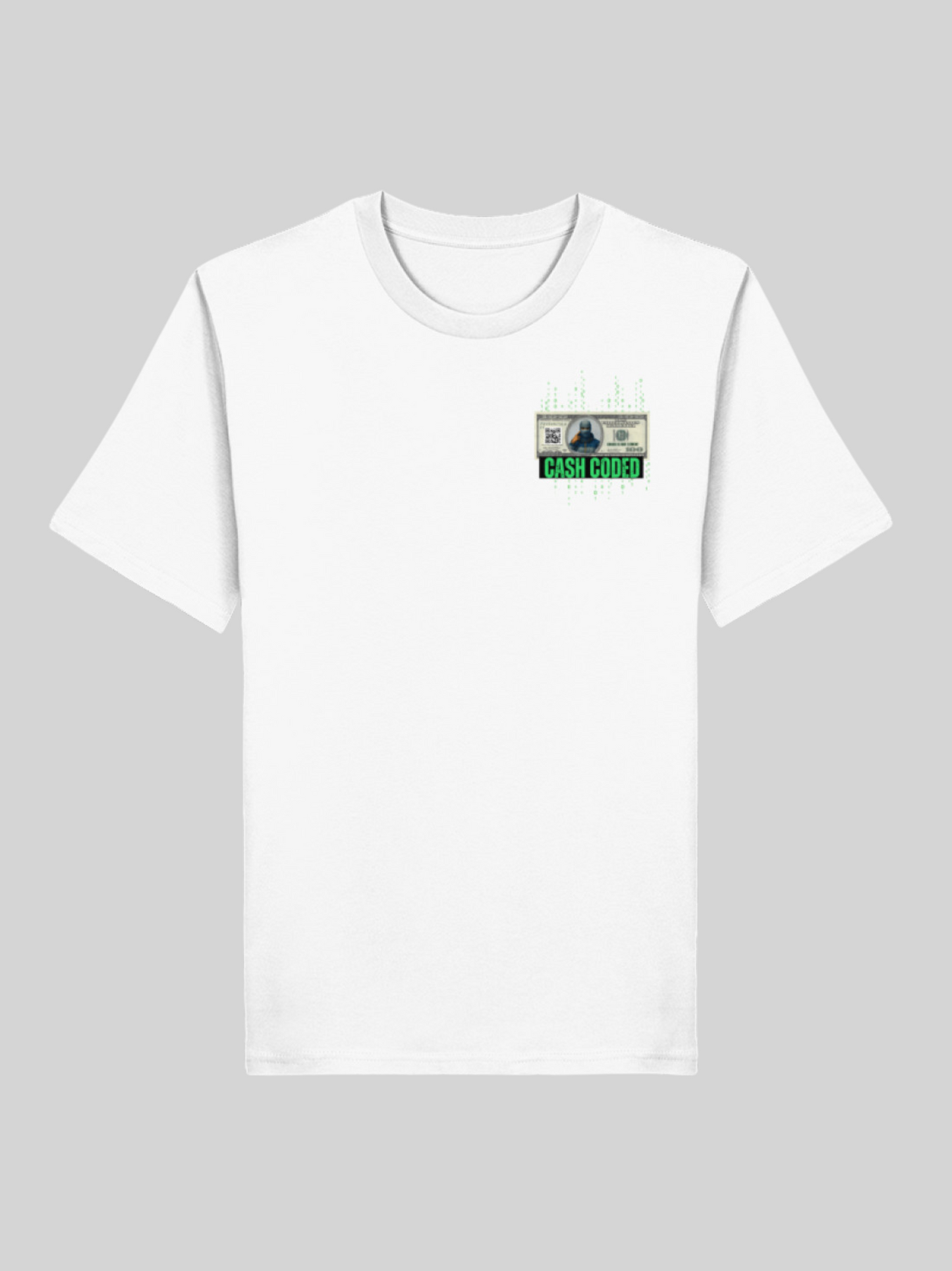 Vyfinity – Cash Coded Shirt | Herren Bio T-Shirt mit Front- & Backprint