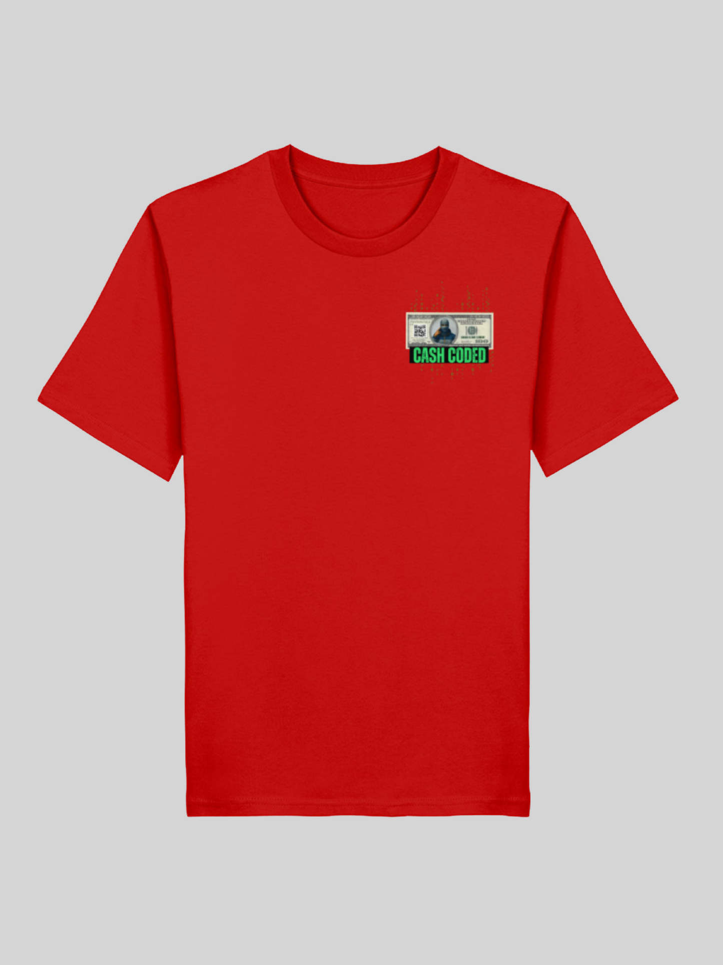 Vyfinity – Cash Coded Shirt | Herren Bio T-Shirt mit Front- & Backprint