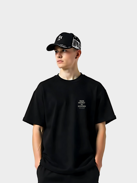 From Instinct to Intention – Oversized Evolution Shirt