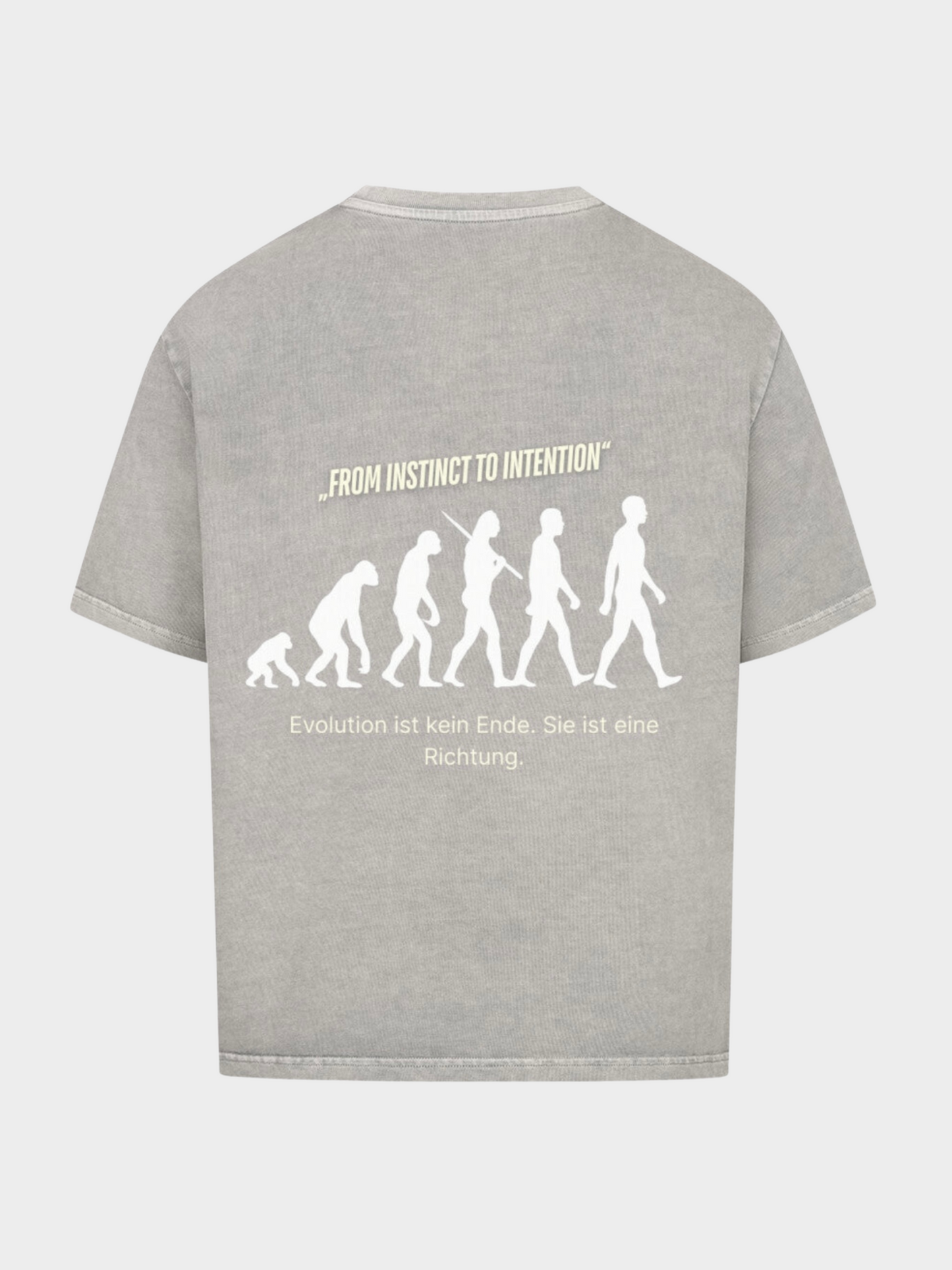 From Instinct to Intention – Oversized Evolution Shirt