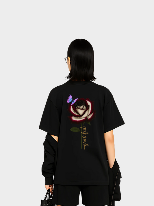 Grateful – Oversized Statement Shirt