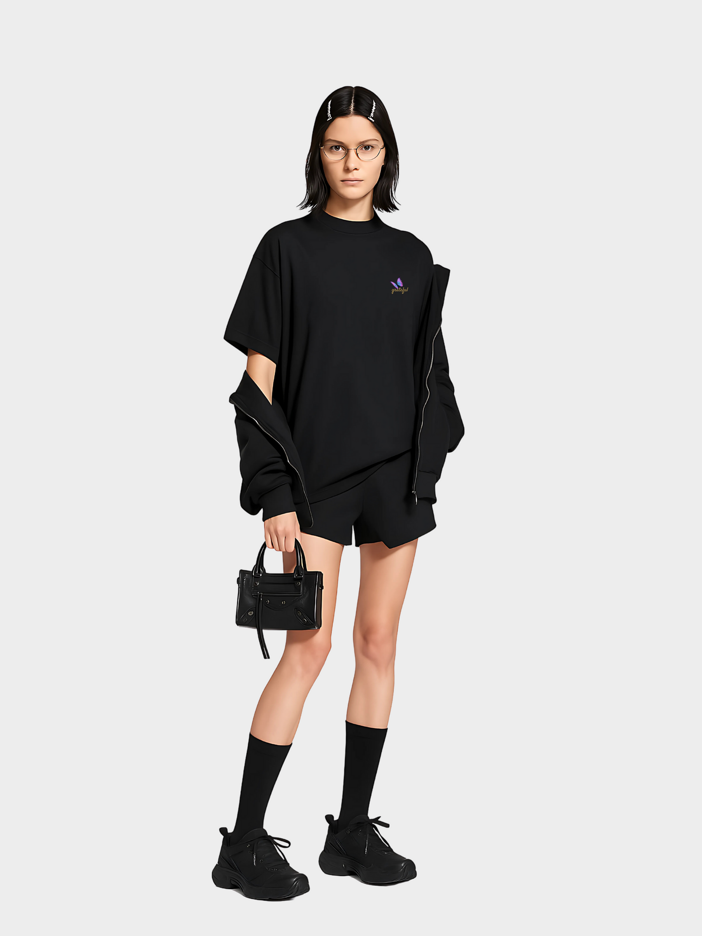 Grateful – Oversized Statement Shirt