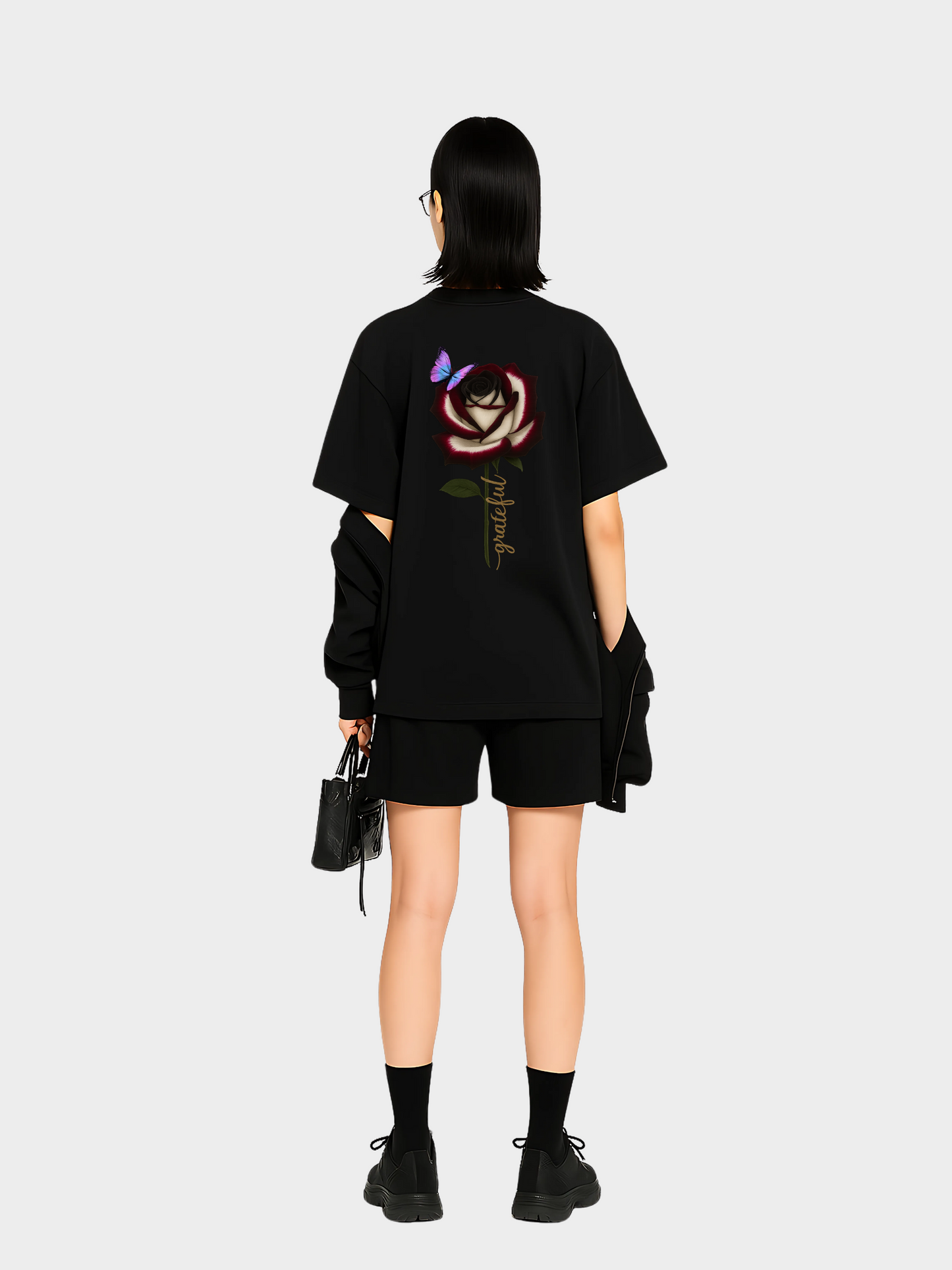 Grateful – Oversized Statement Shirt