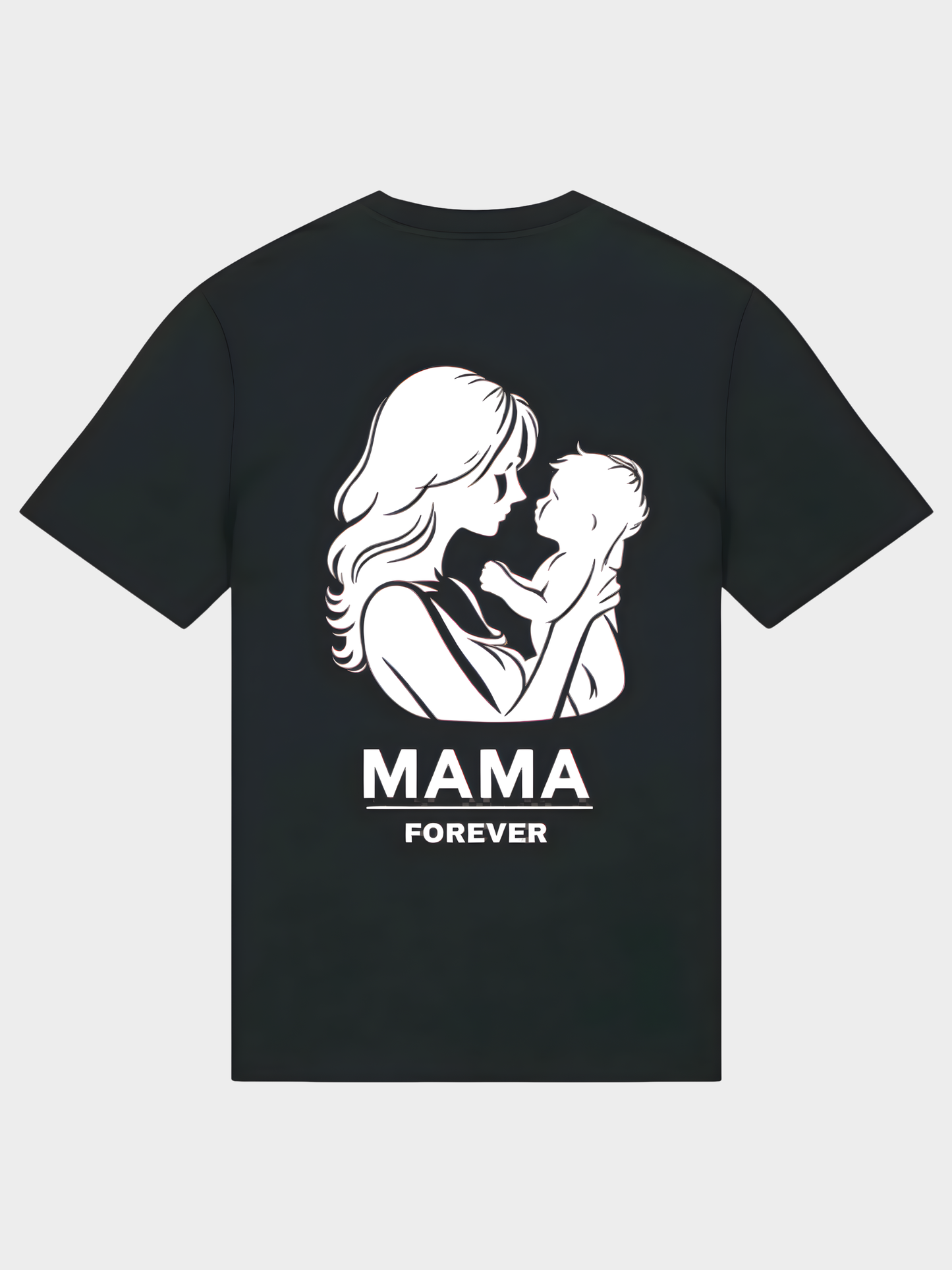 Vyfinity MAMA Forever Premium T-Shirt – Front Minimal & Rückenprint
