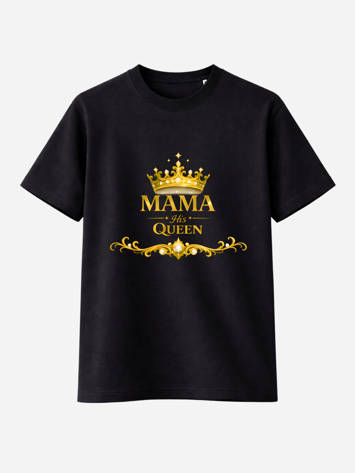 Vyfinity Mama His Queen Premium T-Shirt – Organic Cotton 180 GSM
