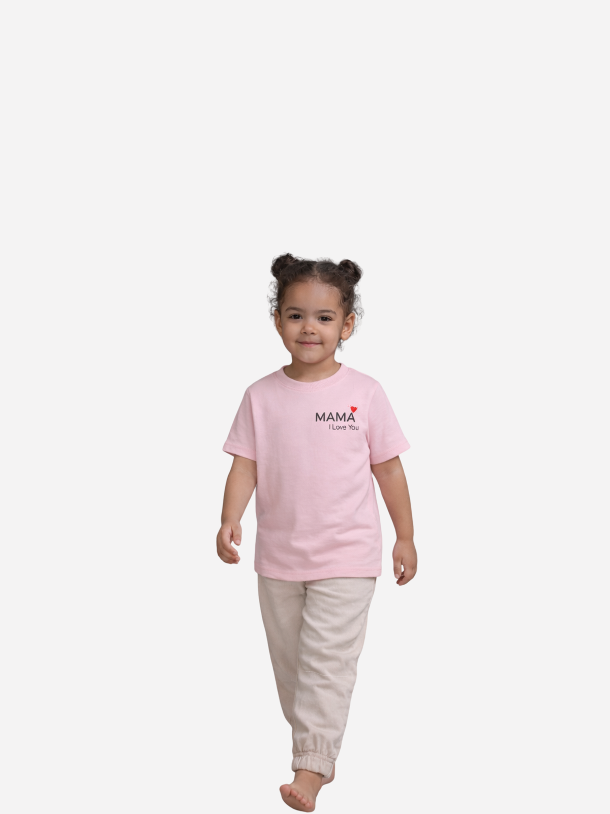 Vyfinity Mama I Love You Kids Premium T-Shirt – Bio Baumwolle 155 GSM
