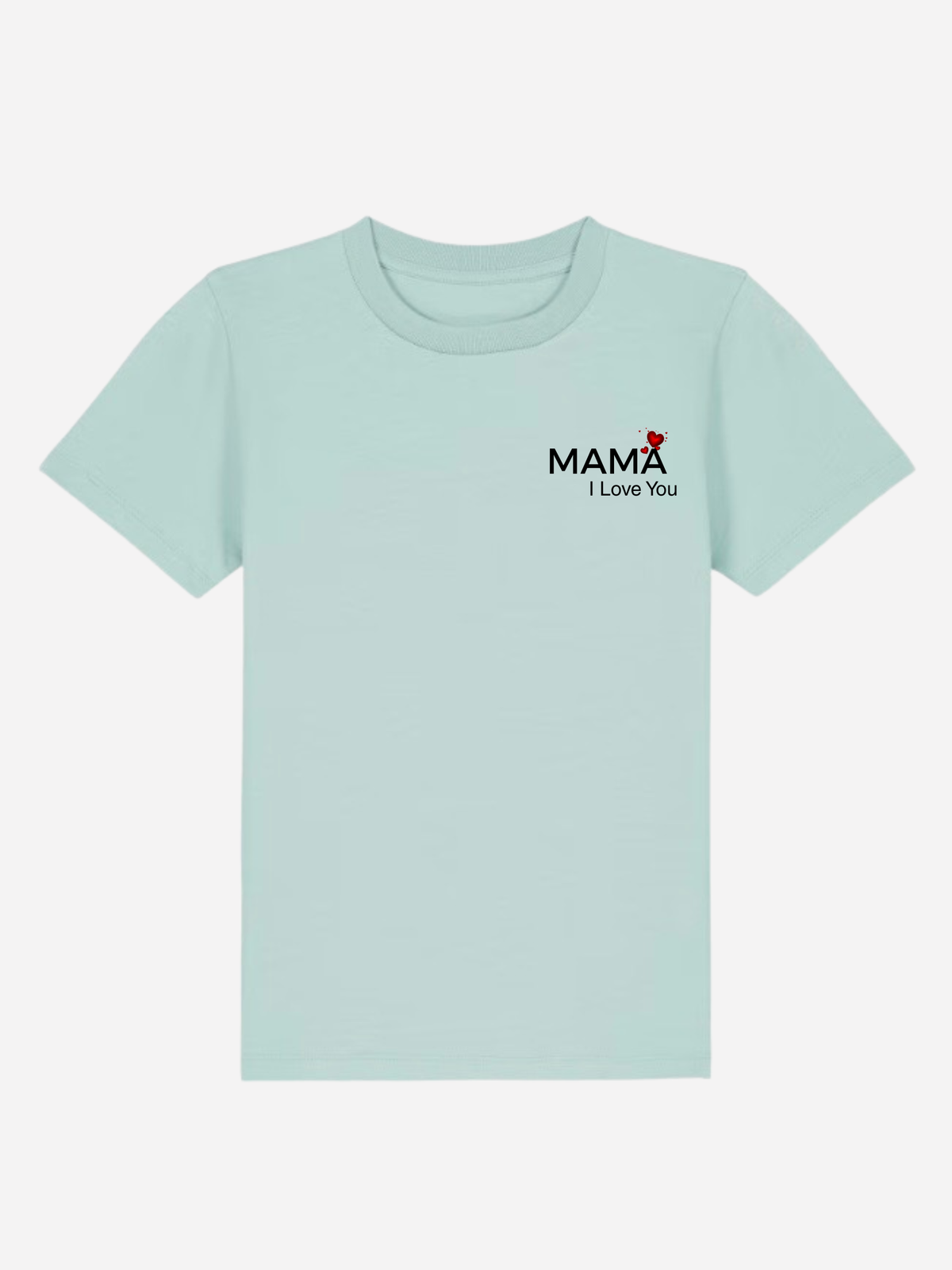 Vyfinity Mama I Love You Kids Premium T-Shirt – Bio Baumwolle 155 GSM