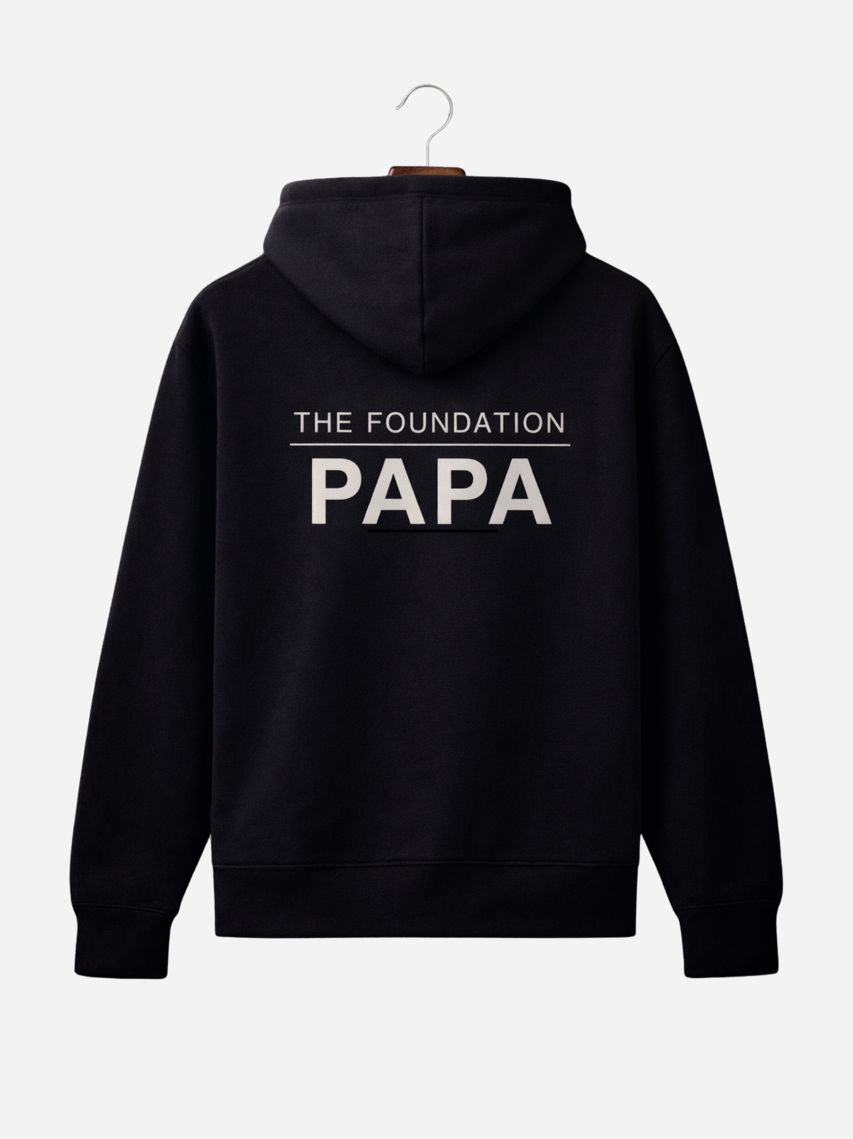 Vyfinity Papa Premium Hoodie – Organic Cotton 350 GSM Dad Streetwear