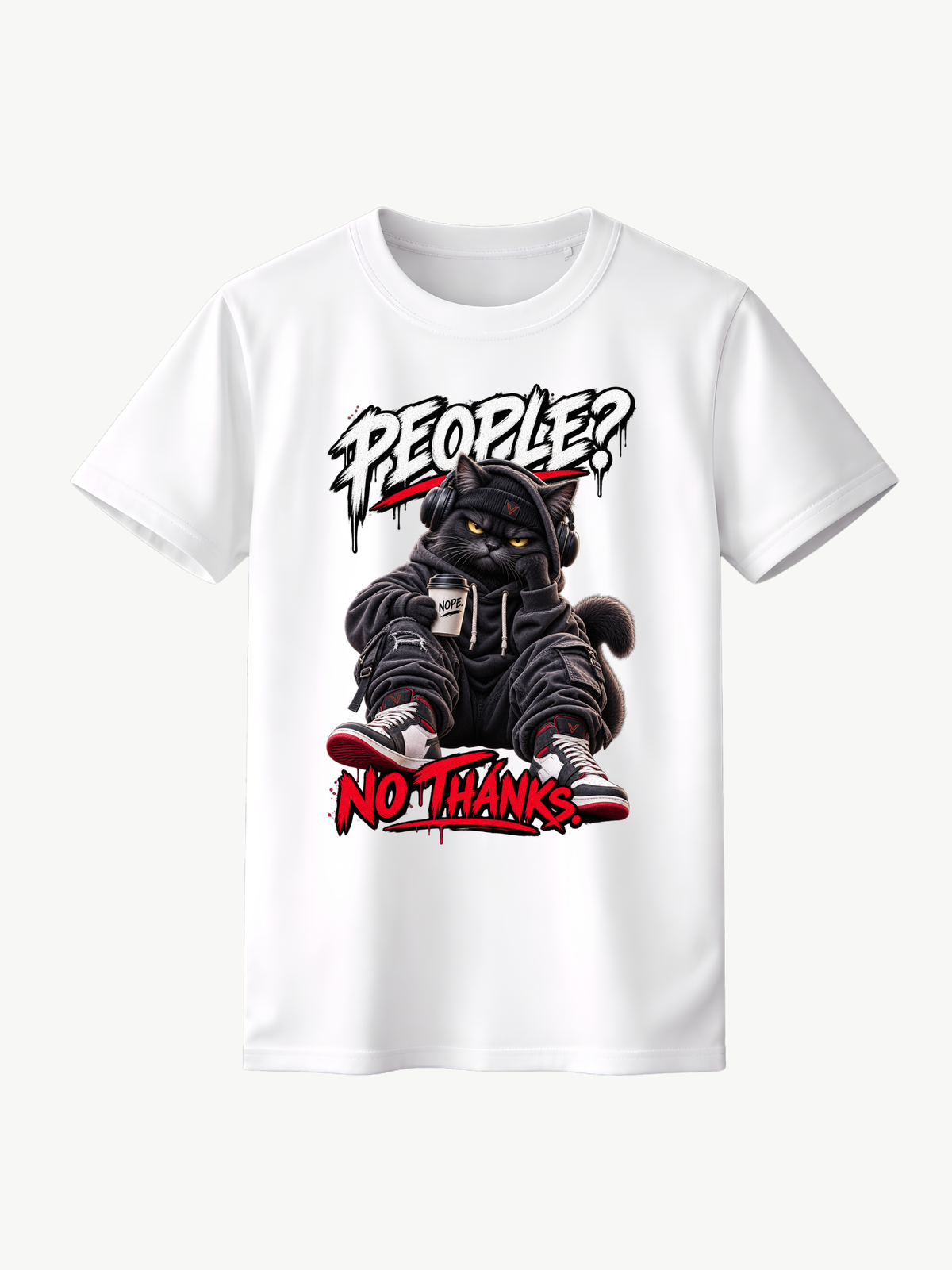 PEOPLE? NO THANKS. T-Shirt – Graphic Streetwear | VYFINITY