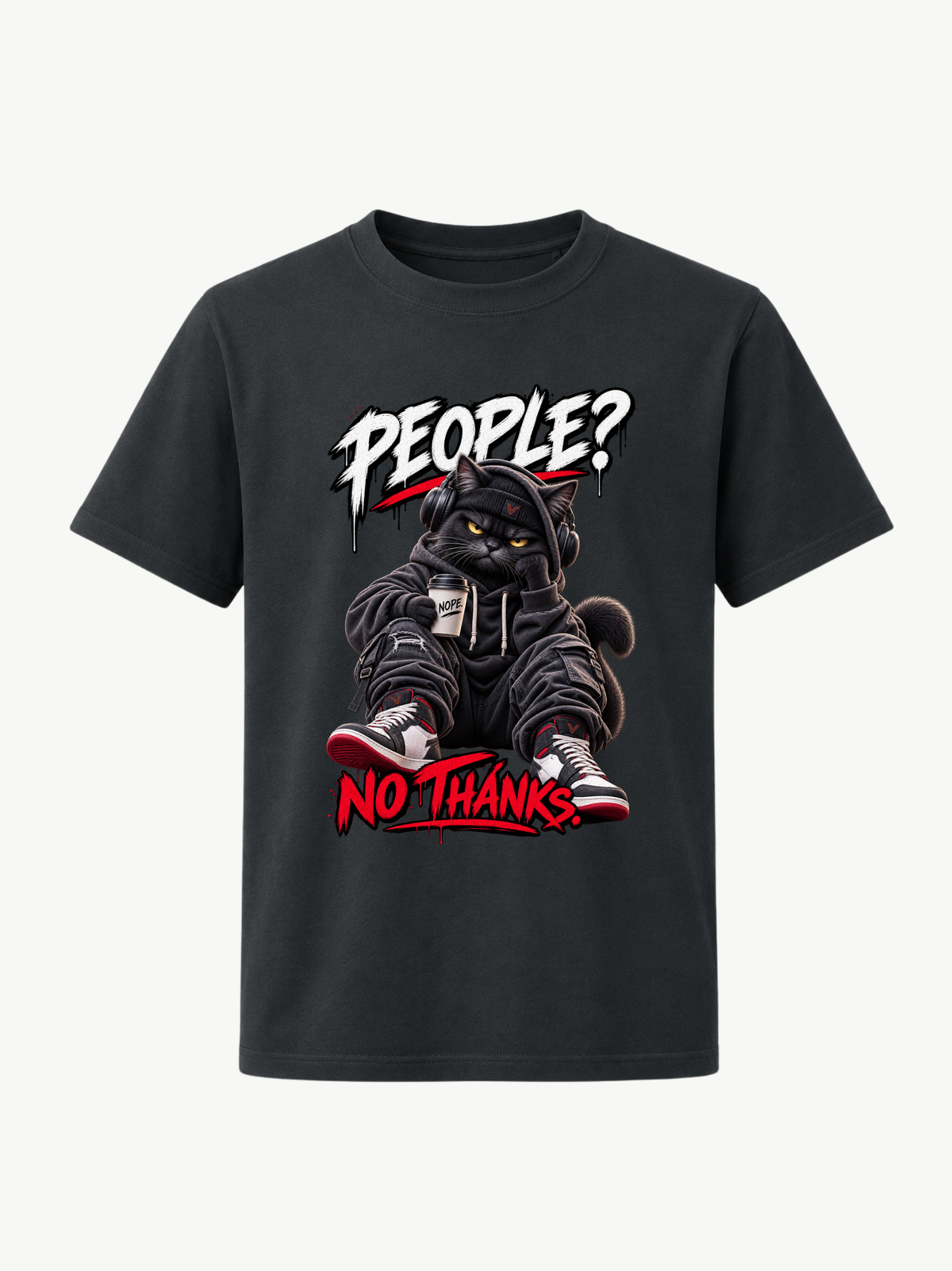 PEOPLE? NO THANKS. T-Shirt – Graphic Streetwear | VYFINITY