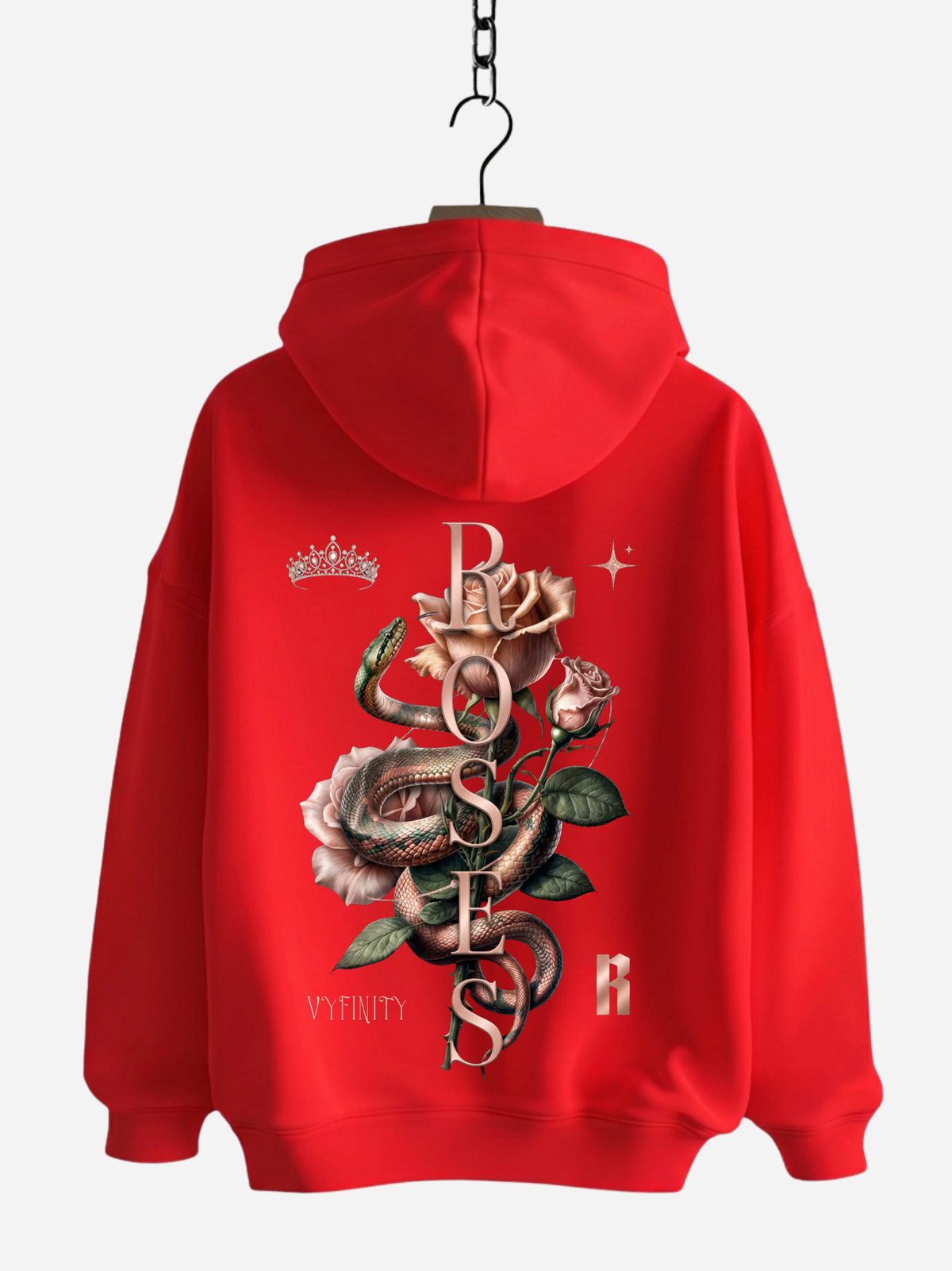 VYFINITY Roses Hoodie – Strength in Bloom
