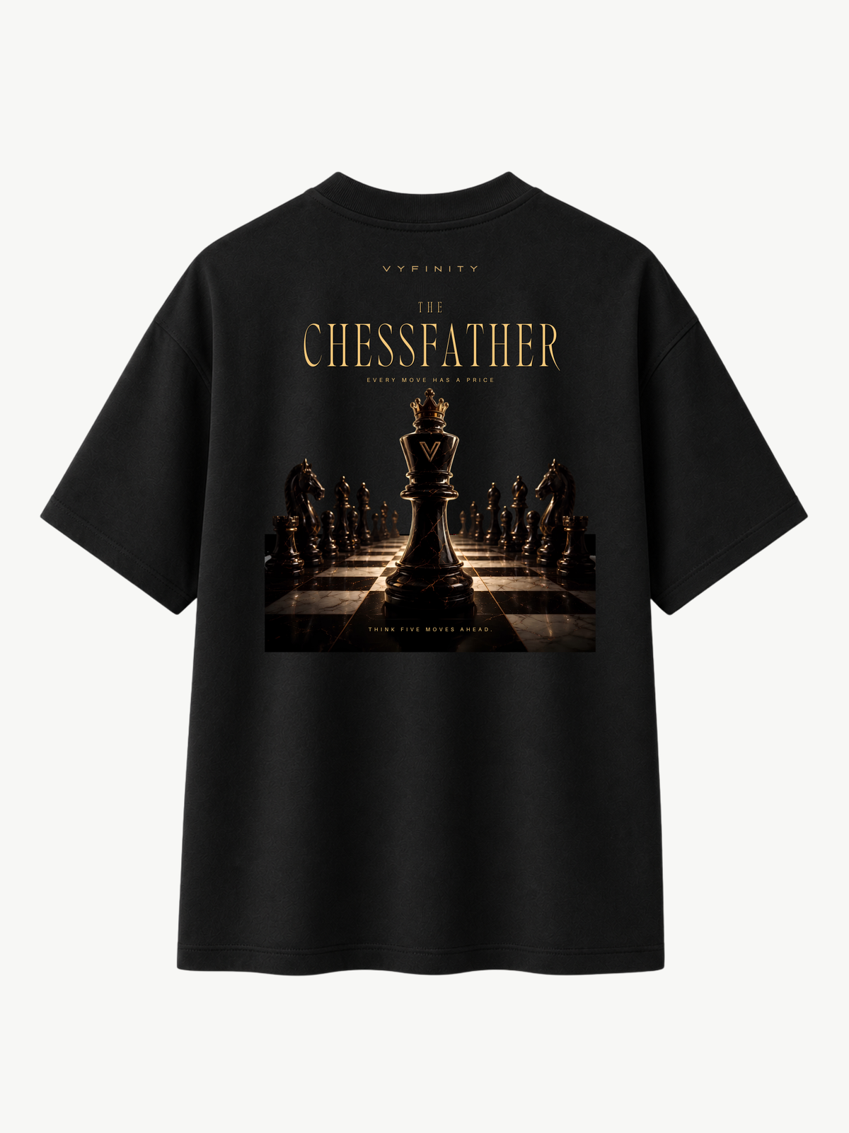 THE CHESSFATHER – Premium Heavy Chess T-Shirt | VYFINITY