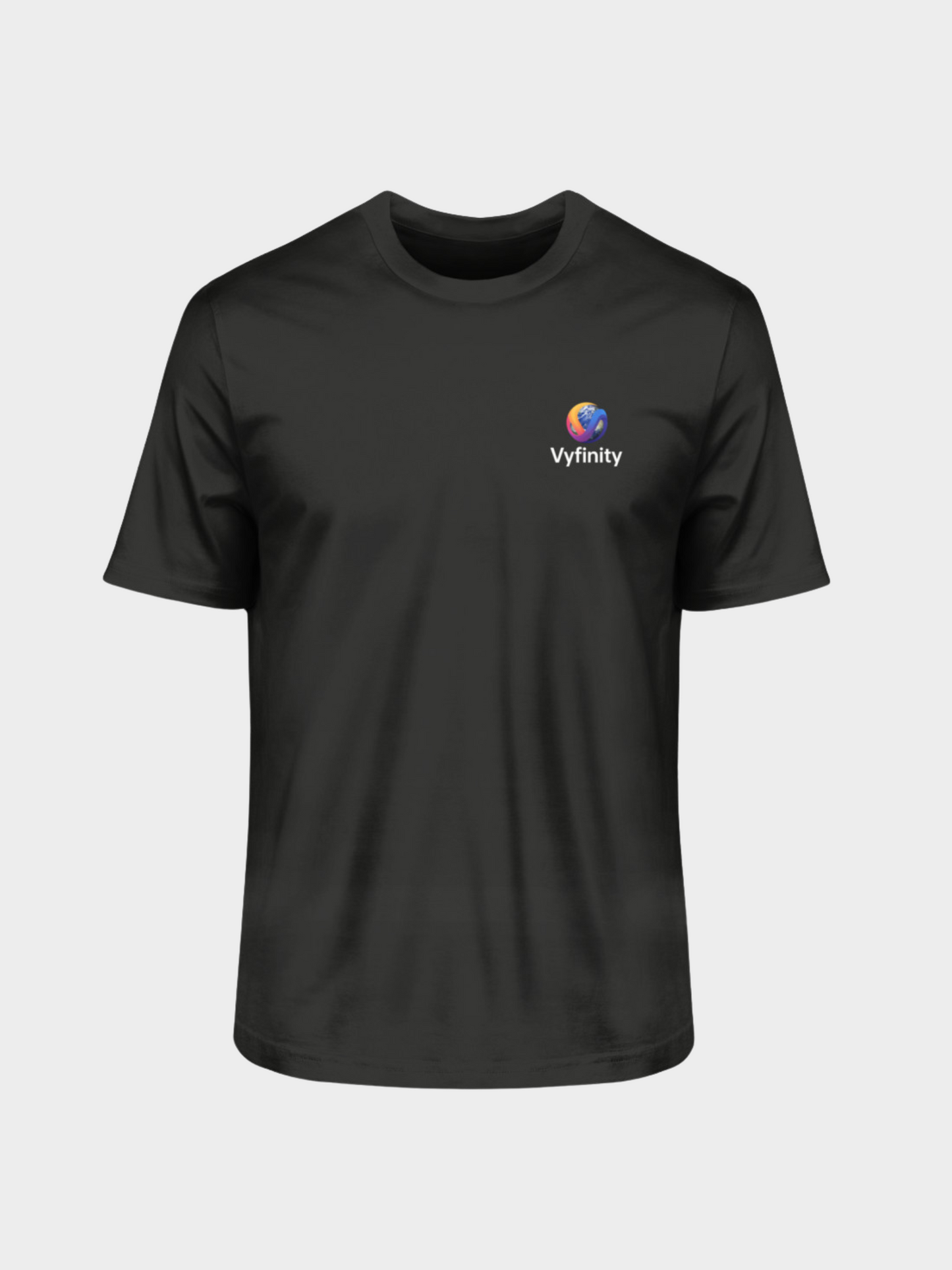 Vyfinity Organic Shirt – Herren Bio-T-Shirt mit weißem Logo