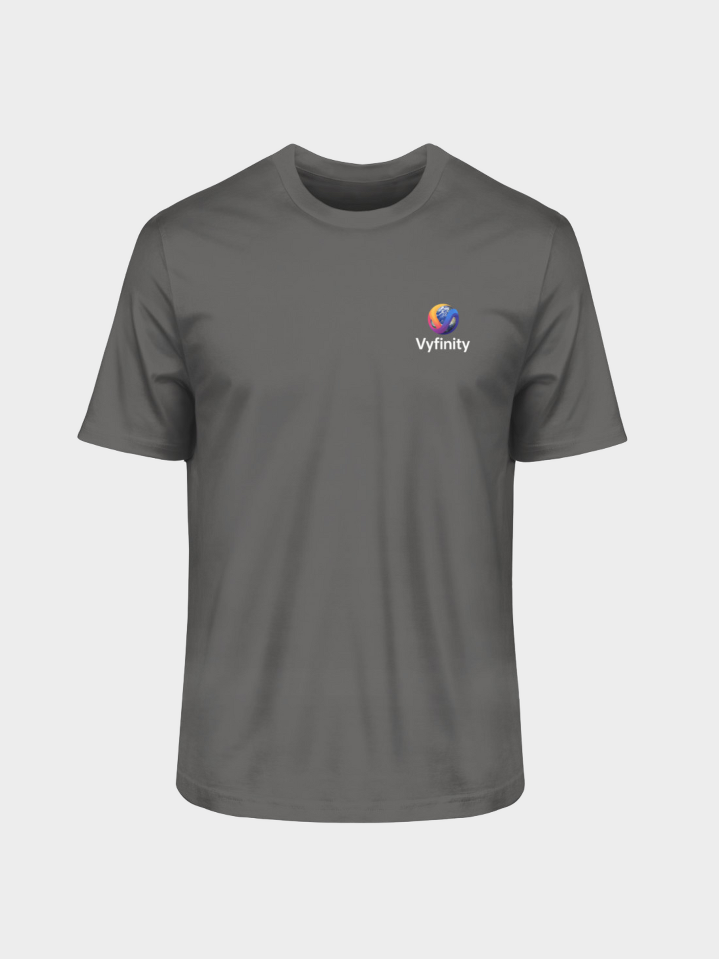 Vyfinity Organic Shirt – Herren Bio-T-Shirt mit weißem Logo