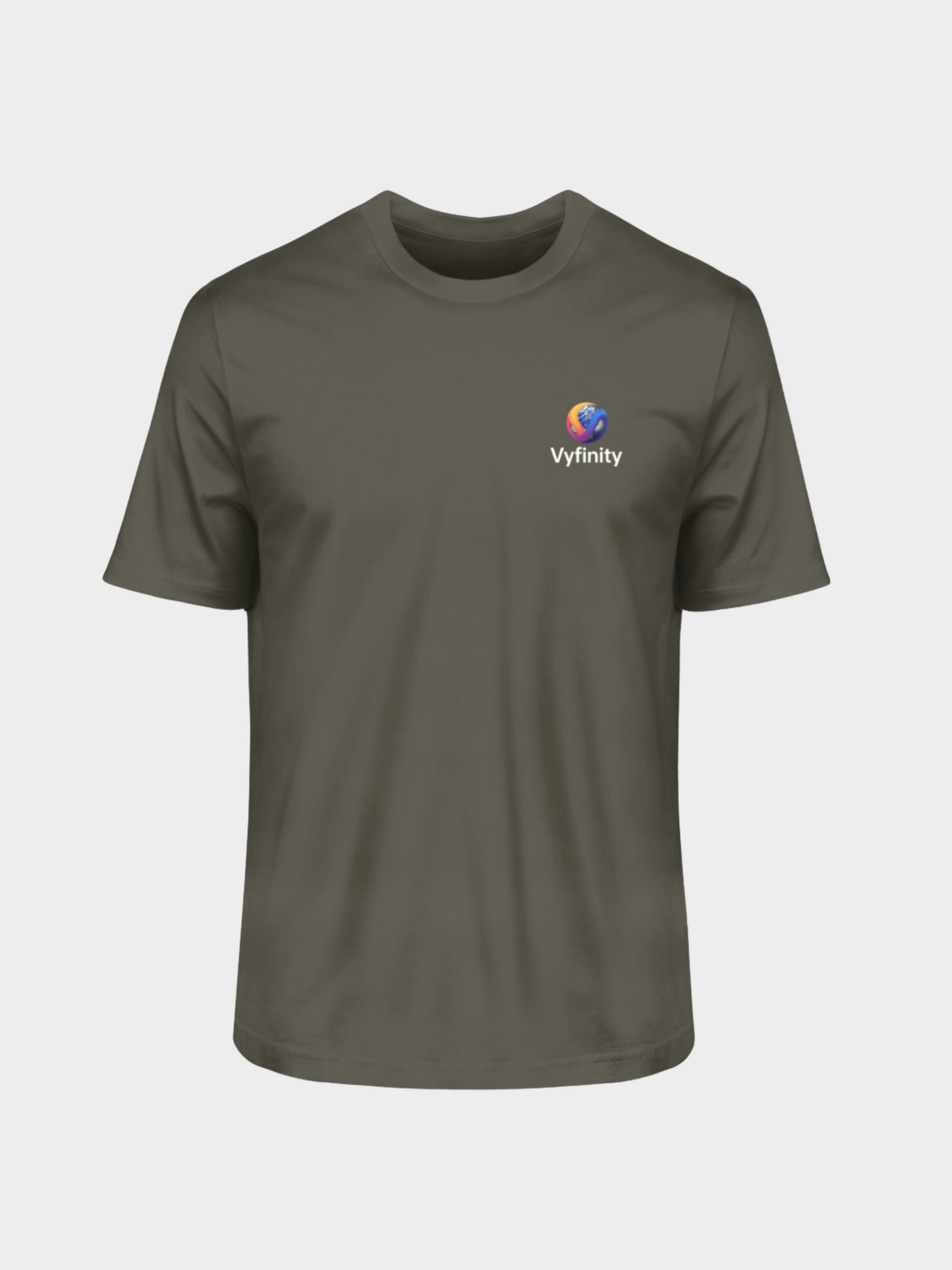 Vyfinity Organic Shirt – Herren Bio-T-Shirt mit weißem Logo
