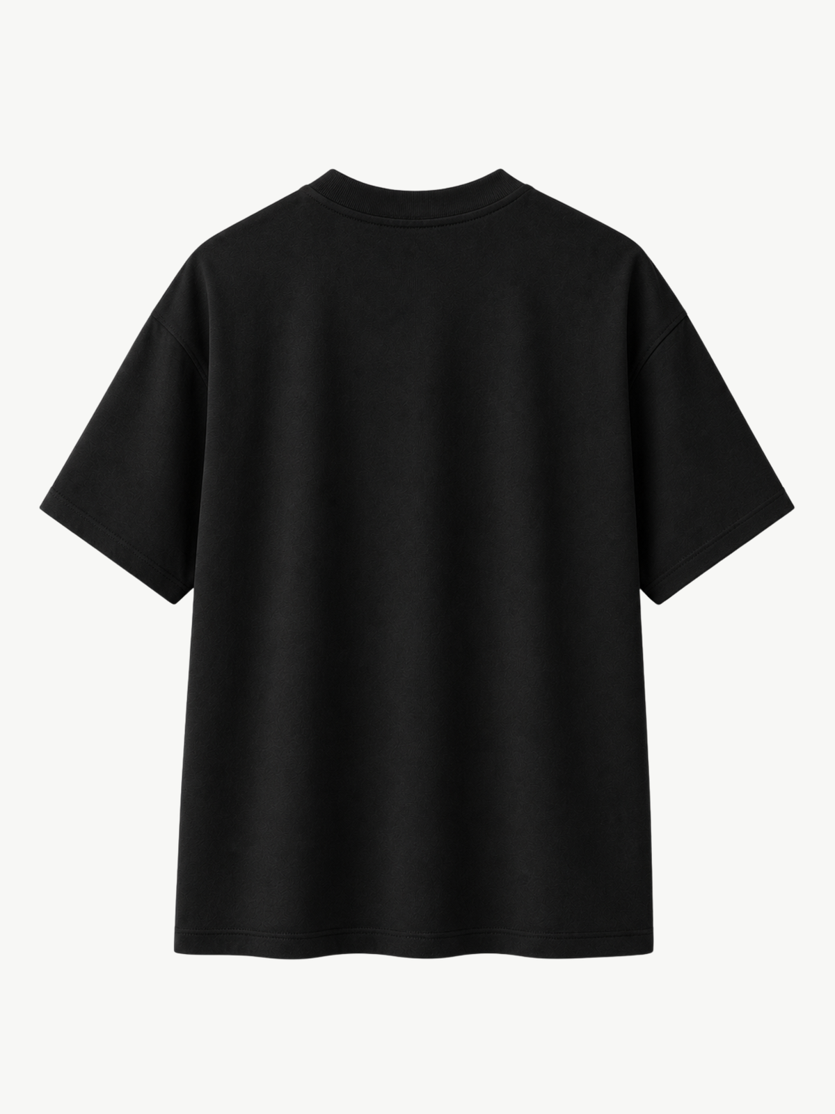 Schwarzes VYFINITY Not Your Problem Heavy T-Shirt 215 GSM in Rückansicht ohne Rückenprint