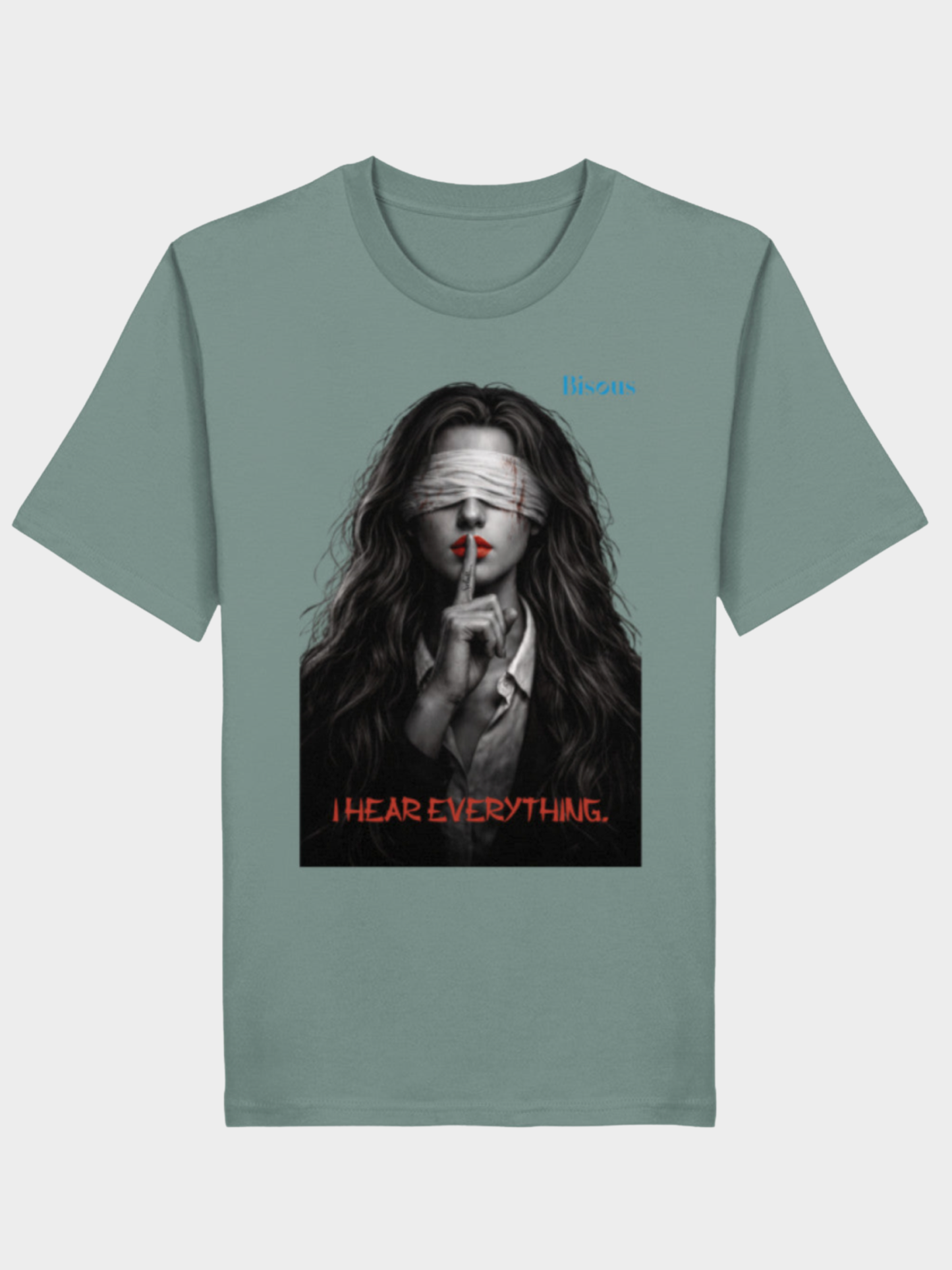 VYFINITY „I Hear Everything“ Bisous T-Shirt – Premium Organic