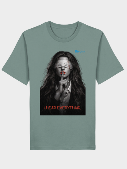 VYFINITY „I Hear Everything“ Bisous T-Shirt – Premium Organic