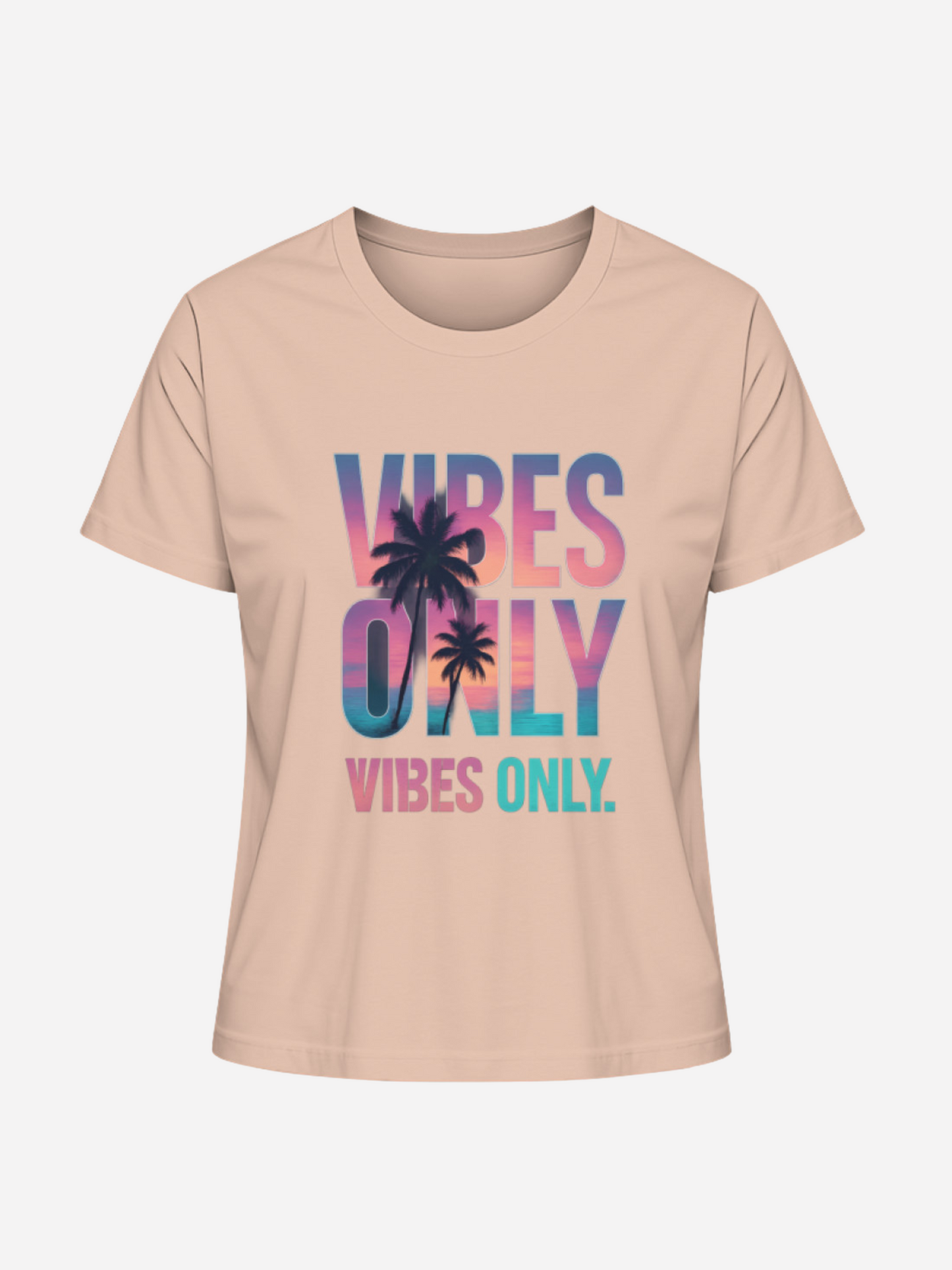 Vyfinity – Vibes Only Organic Women’s T-Shirt | Nachhaltiges Statement Shirt