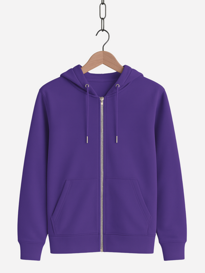 Happy Halloween Stay Chill Zipper Hoodie – Unisex Bio Baumwolle 350 GSM