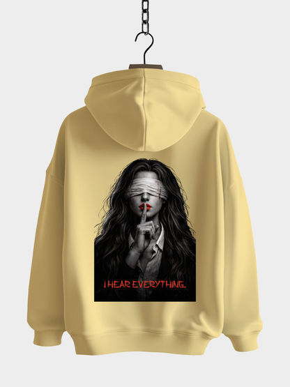 VYFINITY „I Hear Everything“ Bisous Hoodie – Premium Organic