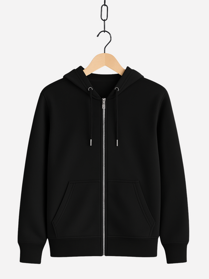 Happy Halloween Stay Chill Zipper Hoodie – Unisex Bio Baumwolle 350 GSM