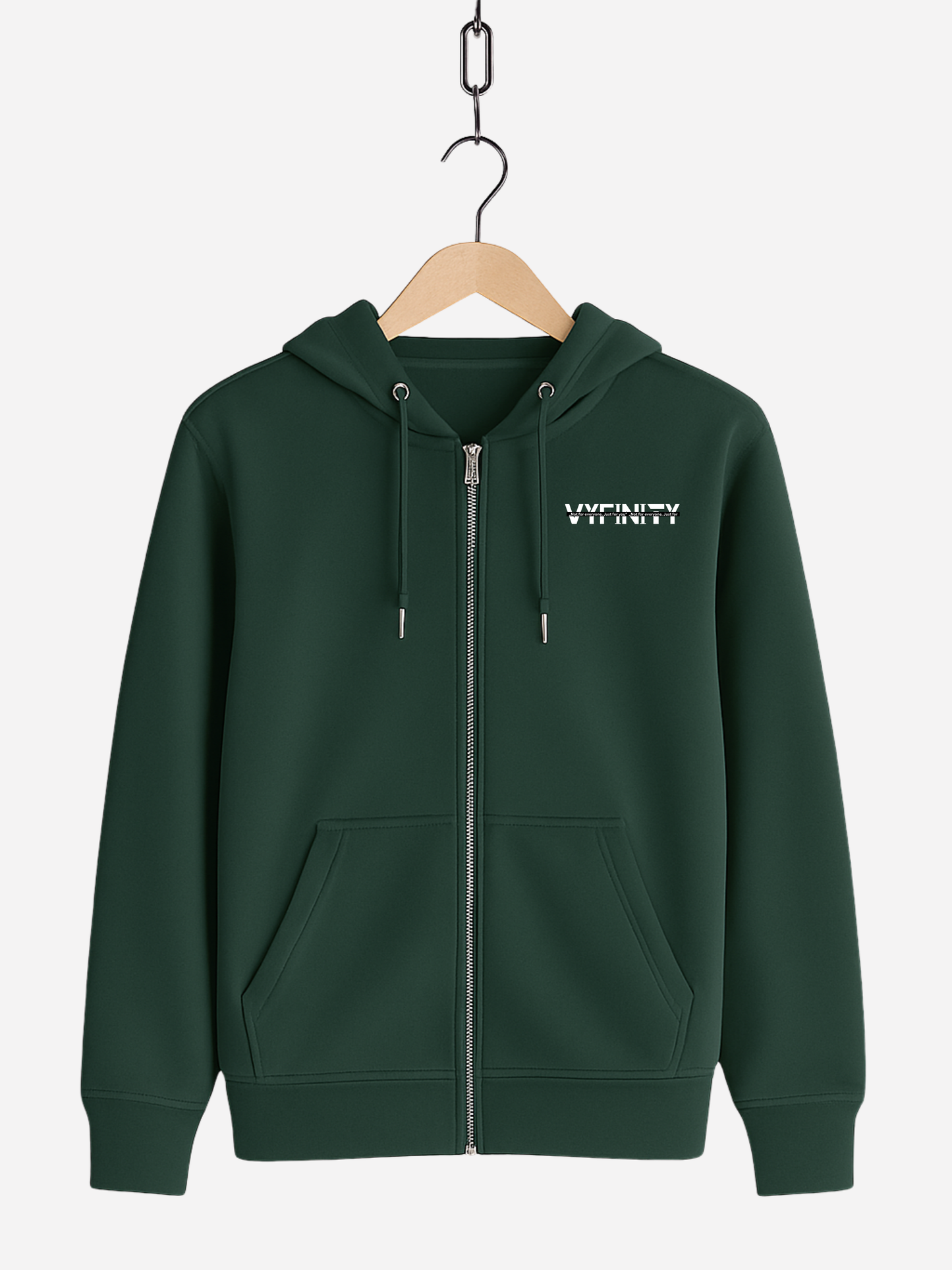 Vyfinity – Not for Everyone Hoodie Zip | 350 GSM Organic Premium