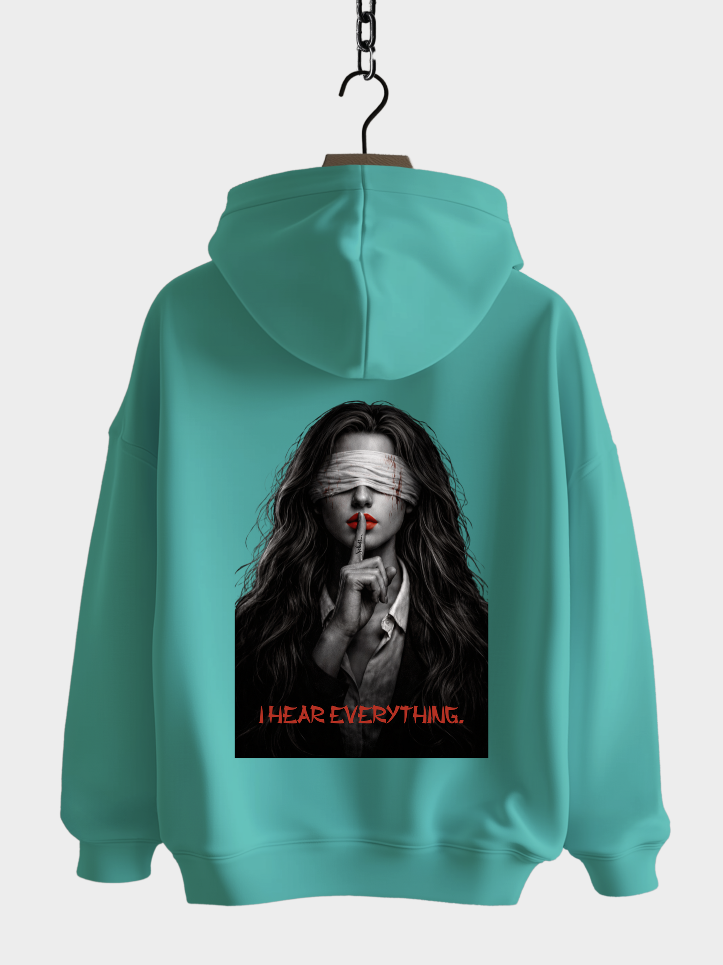 VYFINITY „I Hear Everything“ Bisous Hoodie – Premium Organic