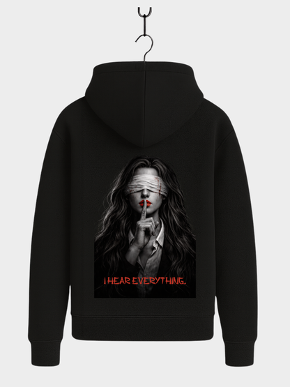 VYFINITY „I Hear Everything“ Bisous Hoodie – Premium Organic