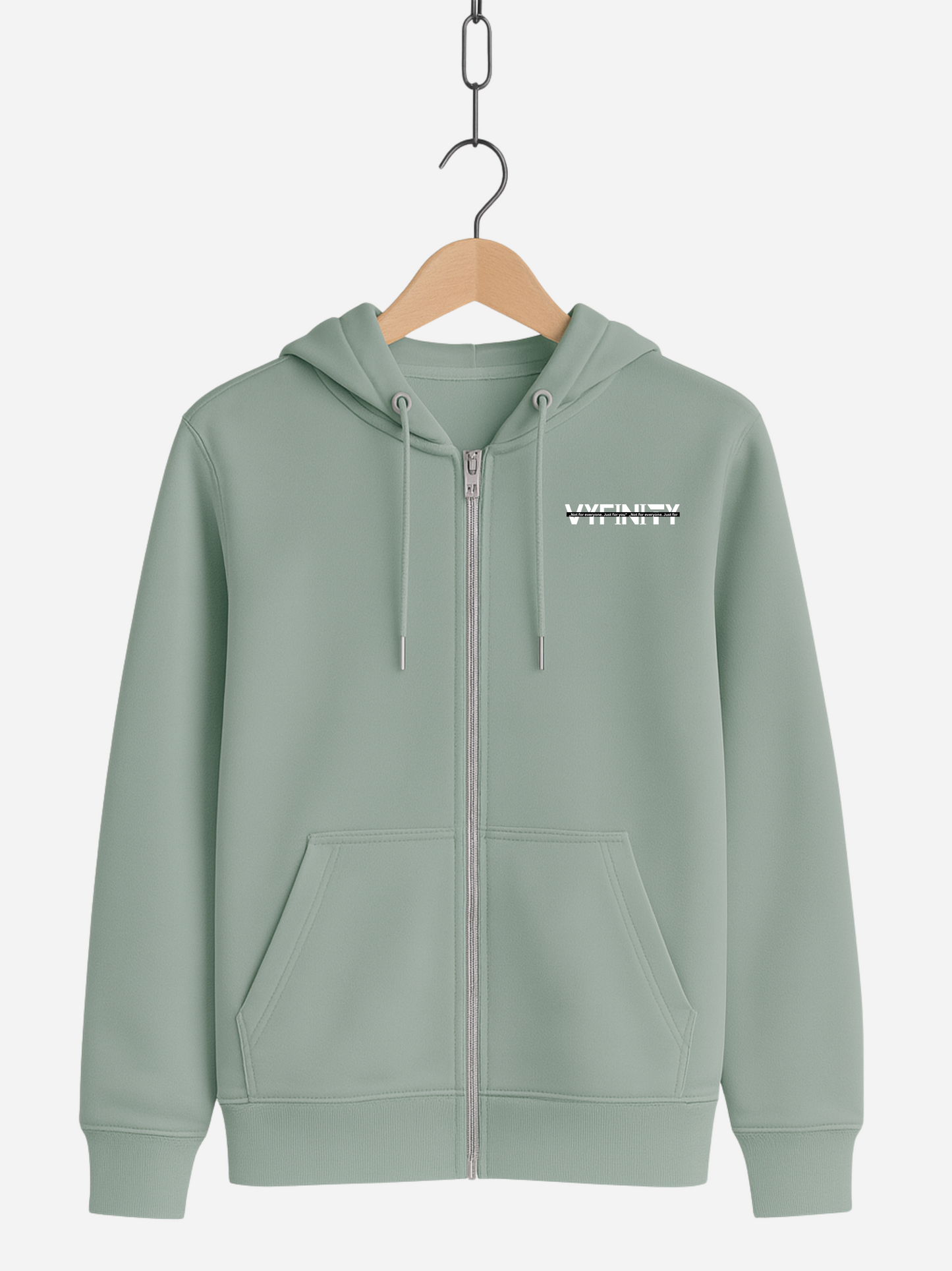 Vyfinity – Not for Everyone Hoodie Zip | 350 GSM Organic Premium