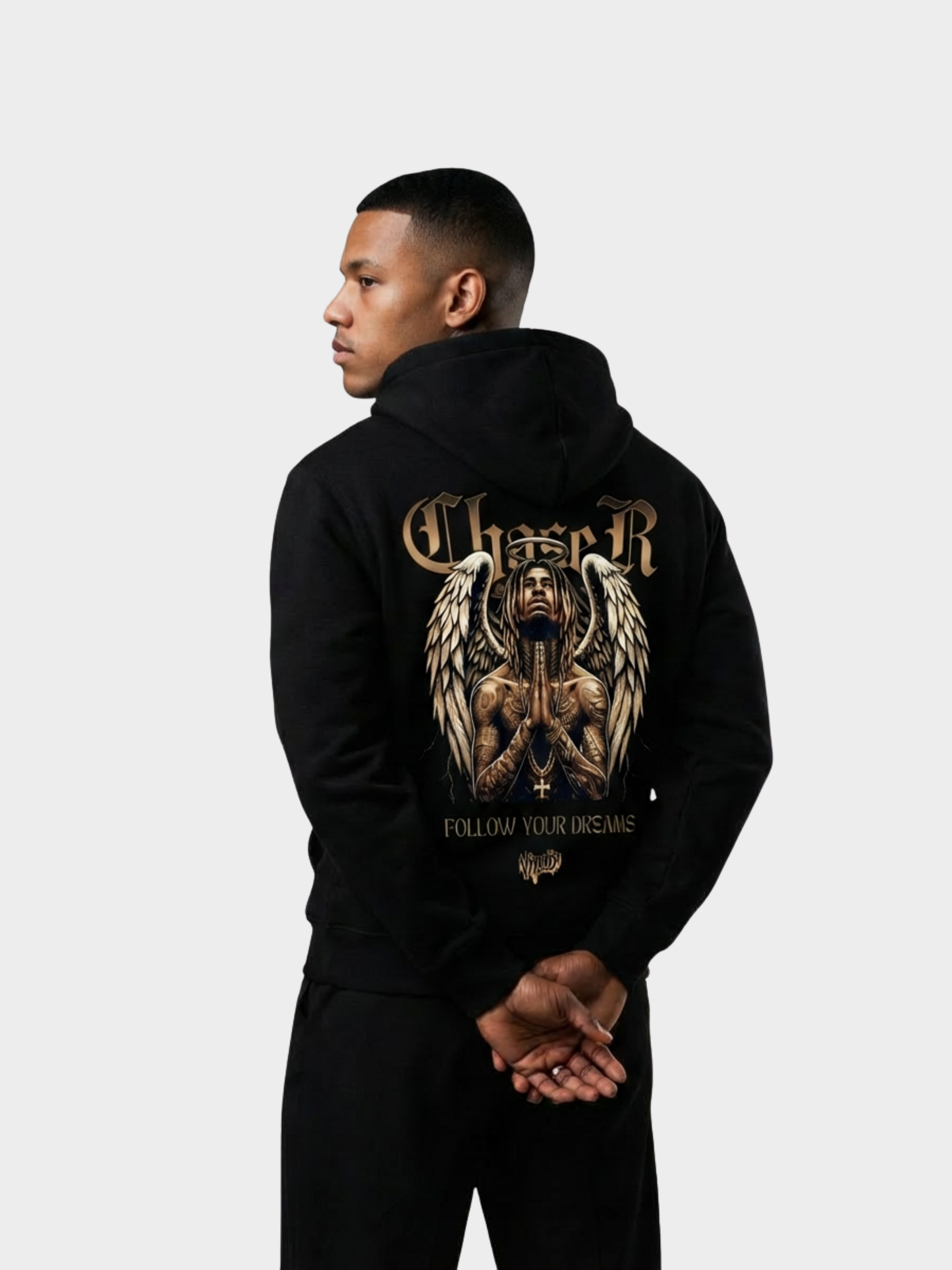 VYFINITY CHASER. FOLLOW WHAT DRIVES YOU. Hoodie – Heavy Cotton Premium