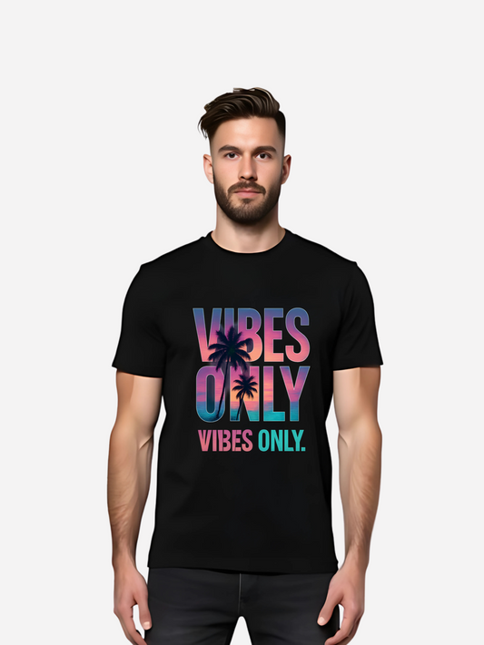 Vyfinity „Vibes Only“ – Organic Statement Tee