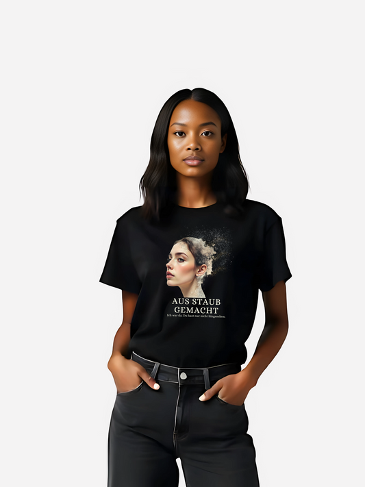 Aus Staub gemacht – Organic T-Shirt mit Print