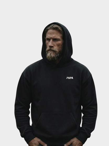 VYFINITY Papa Oversized Hoodie – The Man The Myth The Legend (Front & Back Print)