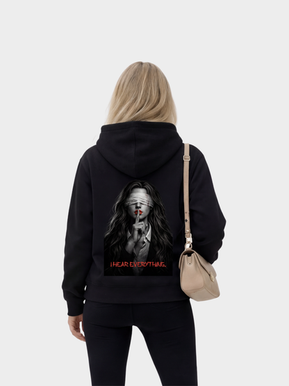 VYFINITY „I Hear Everything“ Bisous Hoodie – Premium Organic