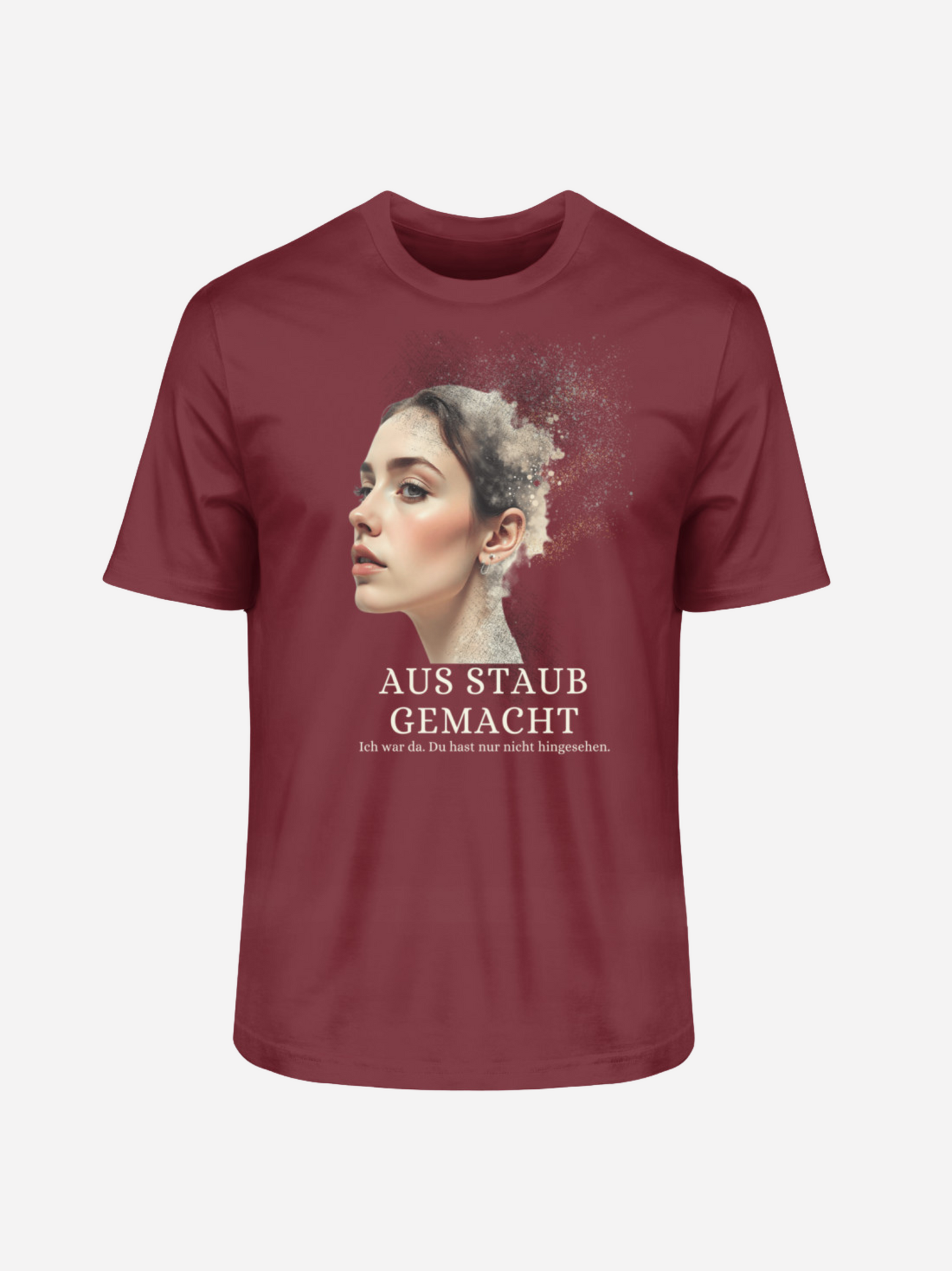 Aus Staub gemacht – Organic T-Shirt mit Print
