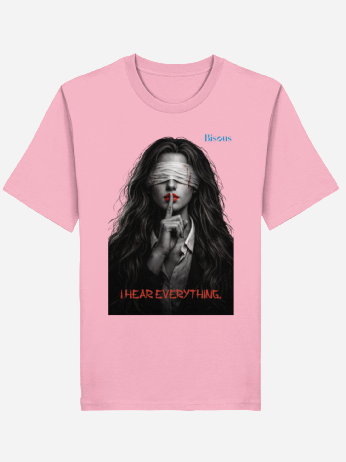 VYFINITY „I Hear Everything“ Bisous T-Shirt – Premium Organic