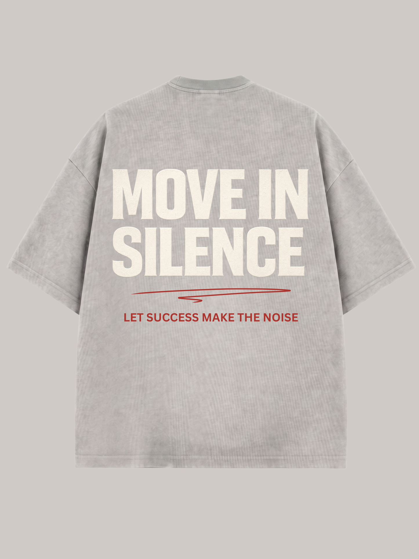 MOVE IN SILENCE Oversized T-Shirt – Premium Streetwear Statement Shirt | Vyfinity