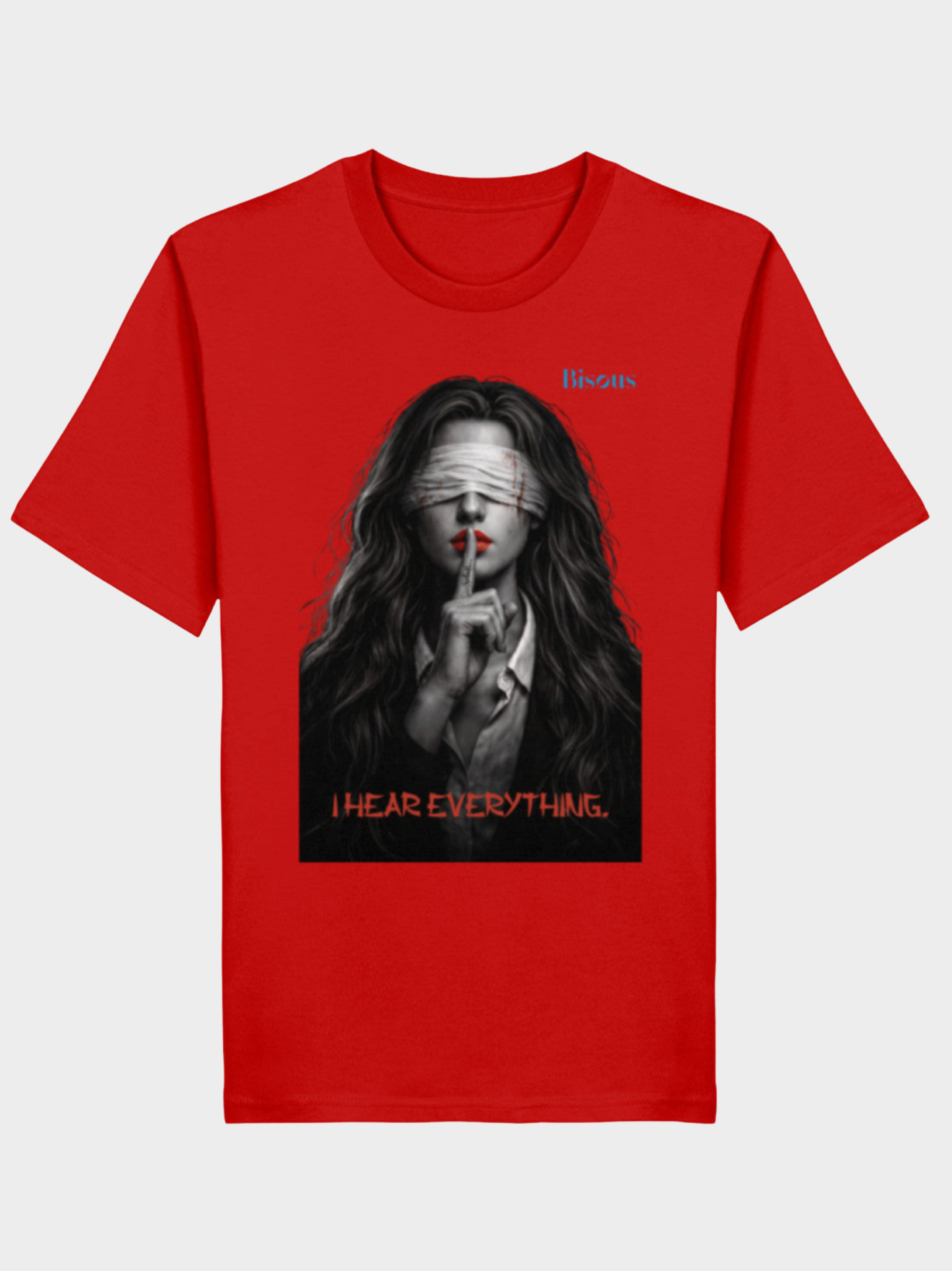 VYFINITY „I Hear Everything“ Bisous T-Shirt – Premium Organic